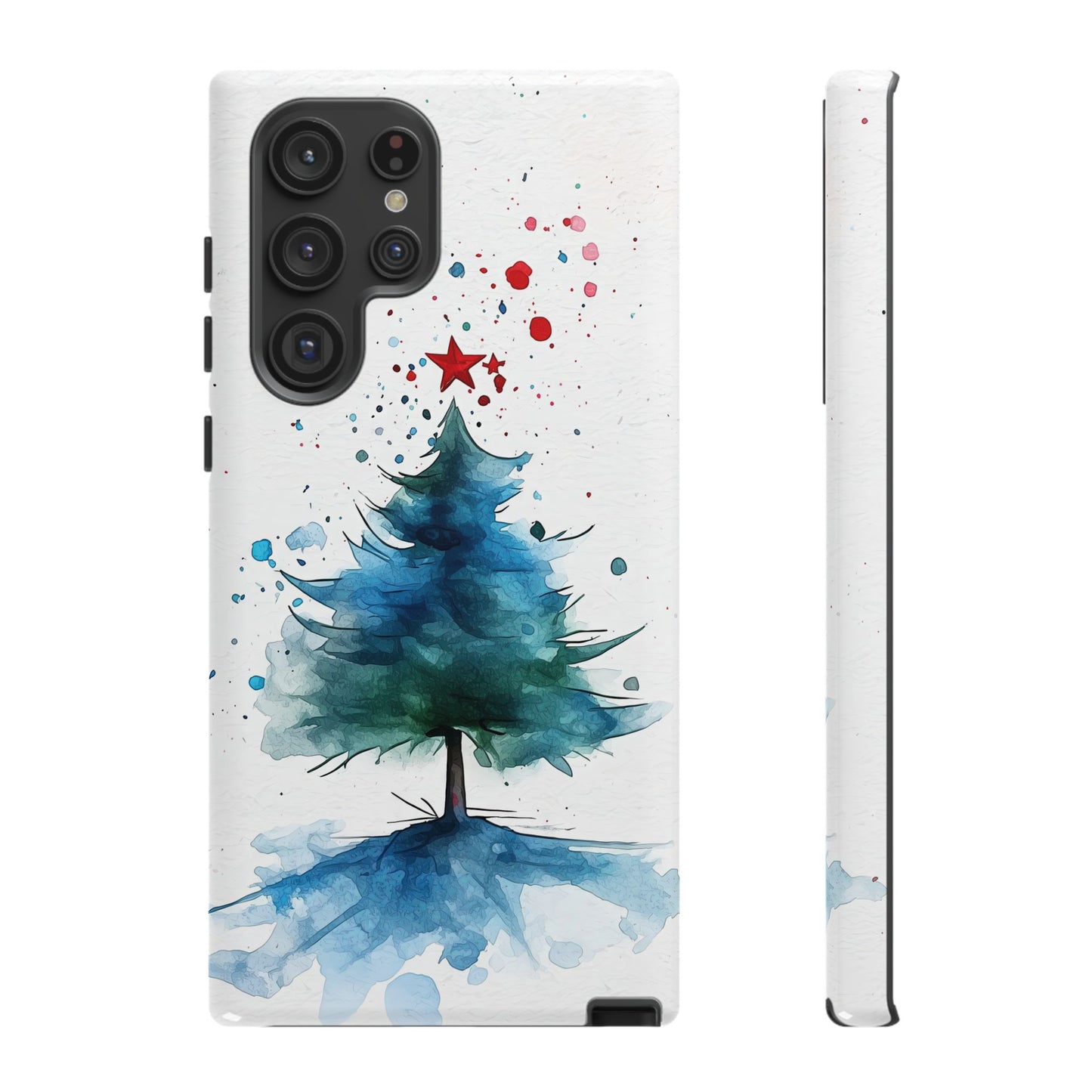 Winter Bloom – Watercolor Tree Art Case for iPhone, Pixel & Samsung