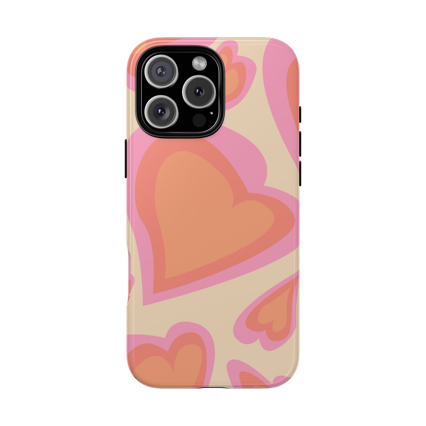 Retro Heart Phone Case – Cute Vintage Aesthetic for iPhone, Samsung & Google Pixel