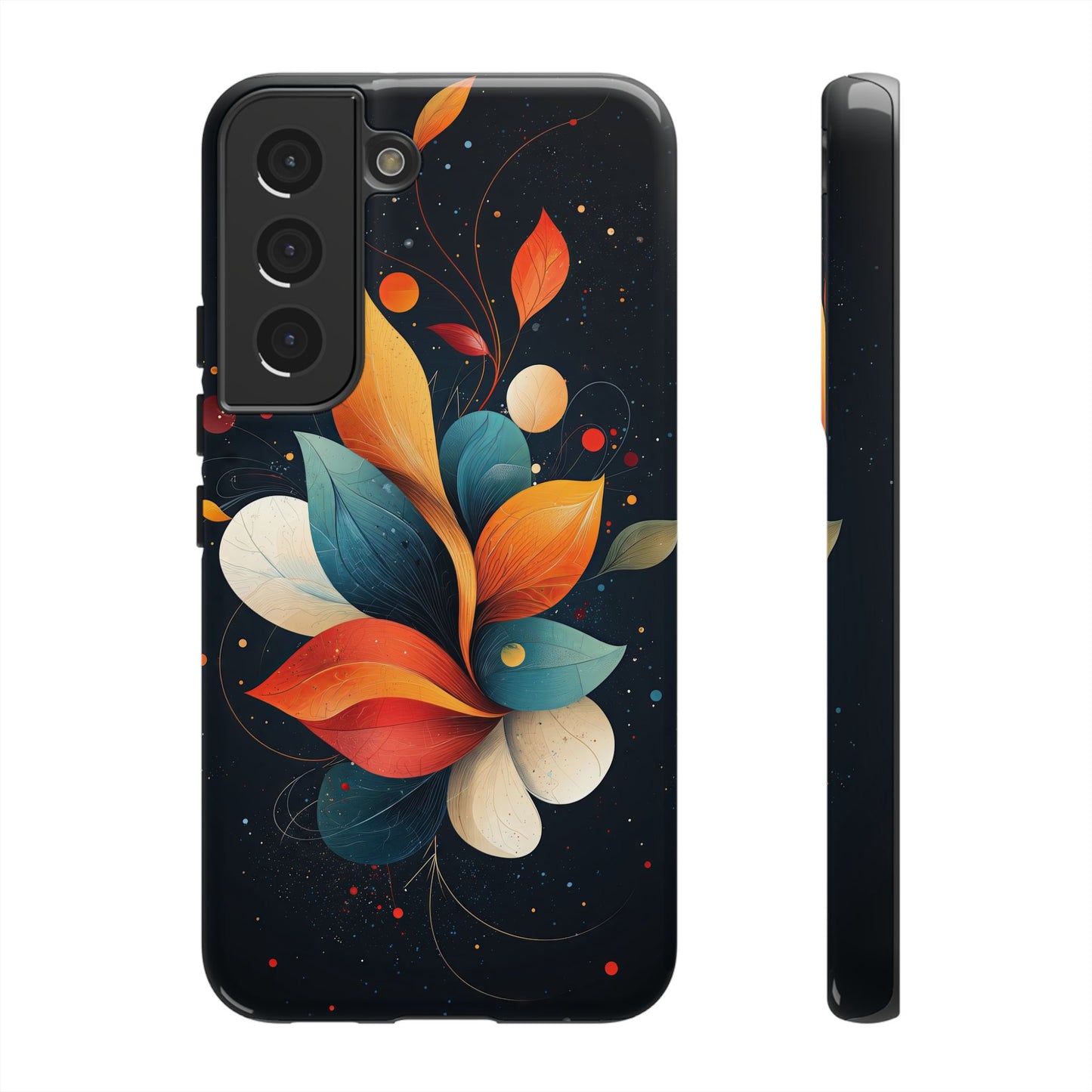 Midnight Bloom – Cosmic Floral Phone Case for iPhone, Pixel & Samsung
