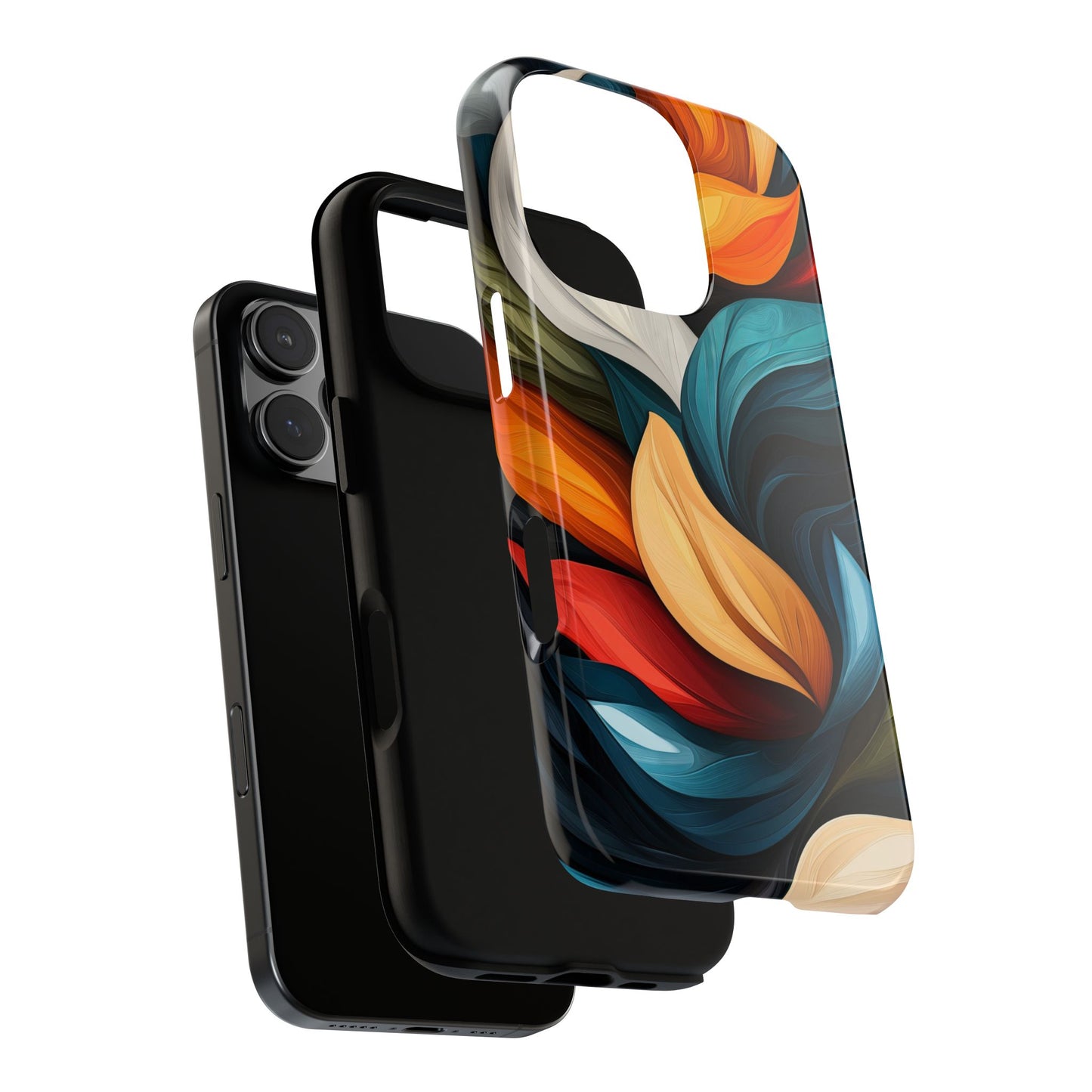 Floral Flow Abstract Phone Case – Nature-Inspired Design for iPhone, Google Pixel & Samsung