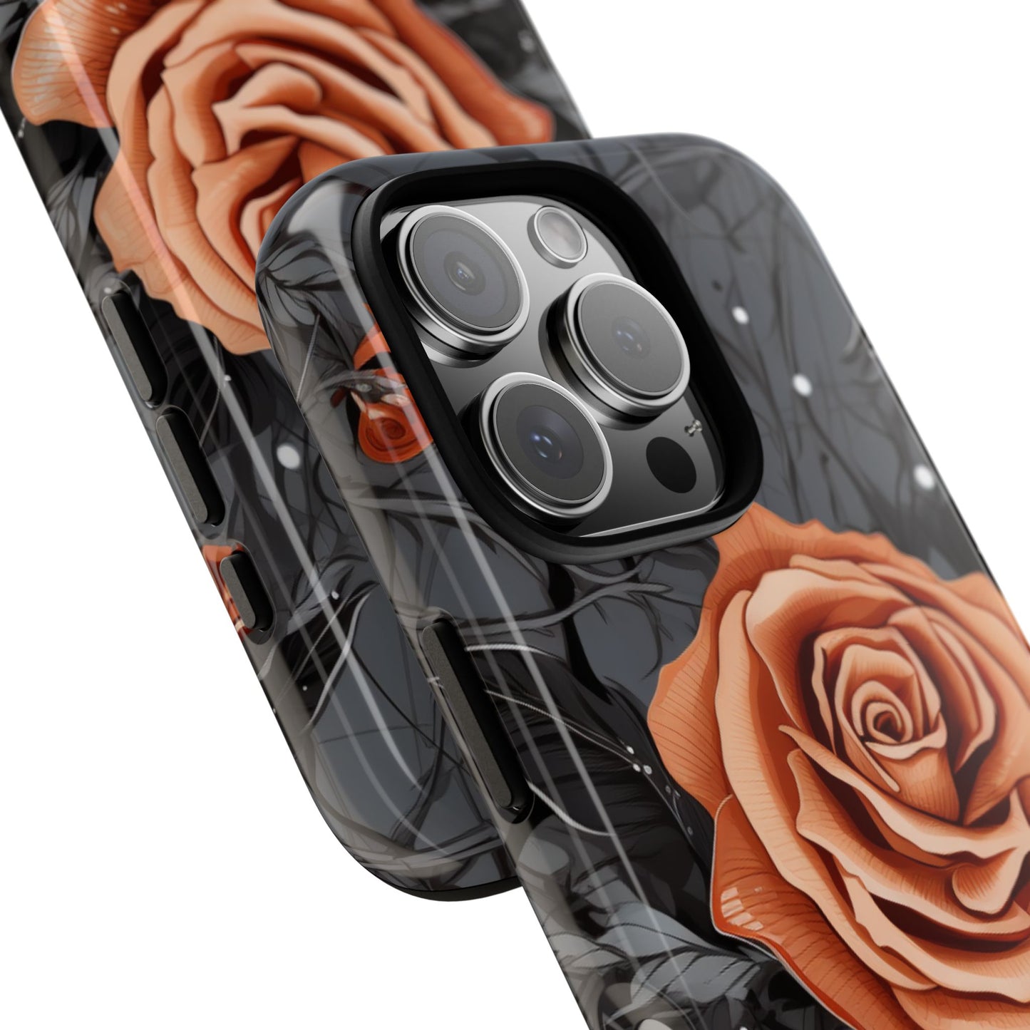 Mystic Noir Rose Mobile Case