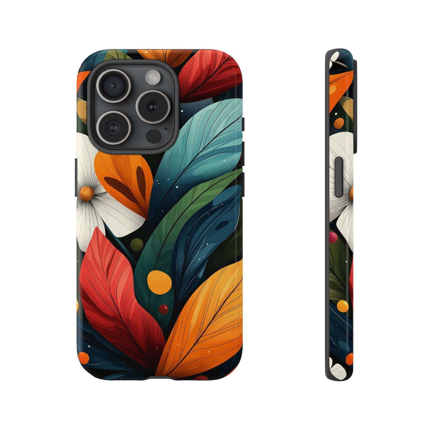 Tropical Burst Floral Phone Case | Vivid Nature Vibes for iPhone, Pixel & Samsung