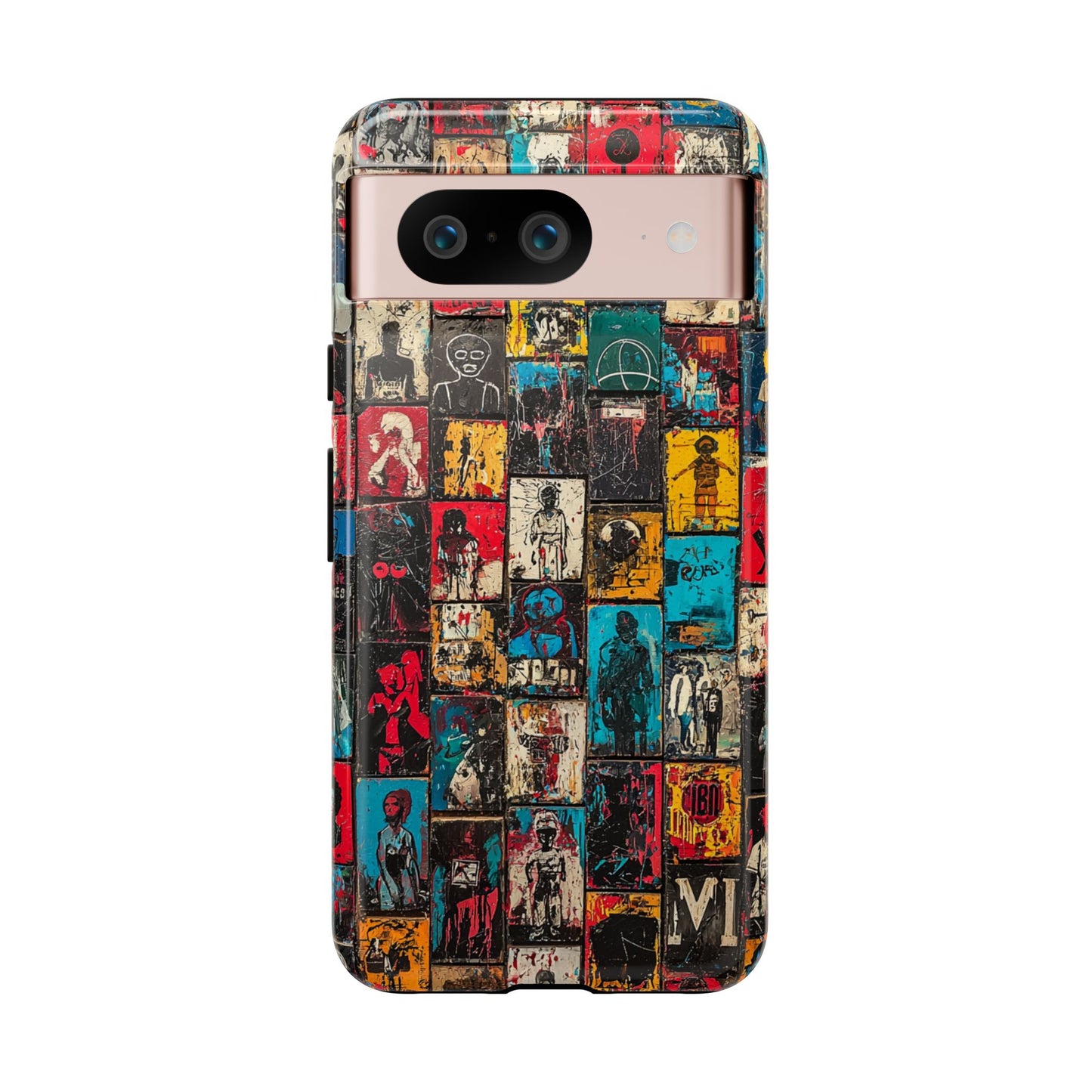 Abstract Art Phone Case – Basquiat-Inspired Phone Cover - iPhone, Samsung & Google Pixel Cover - Artistic Painting Case, Art Lover Gift