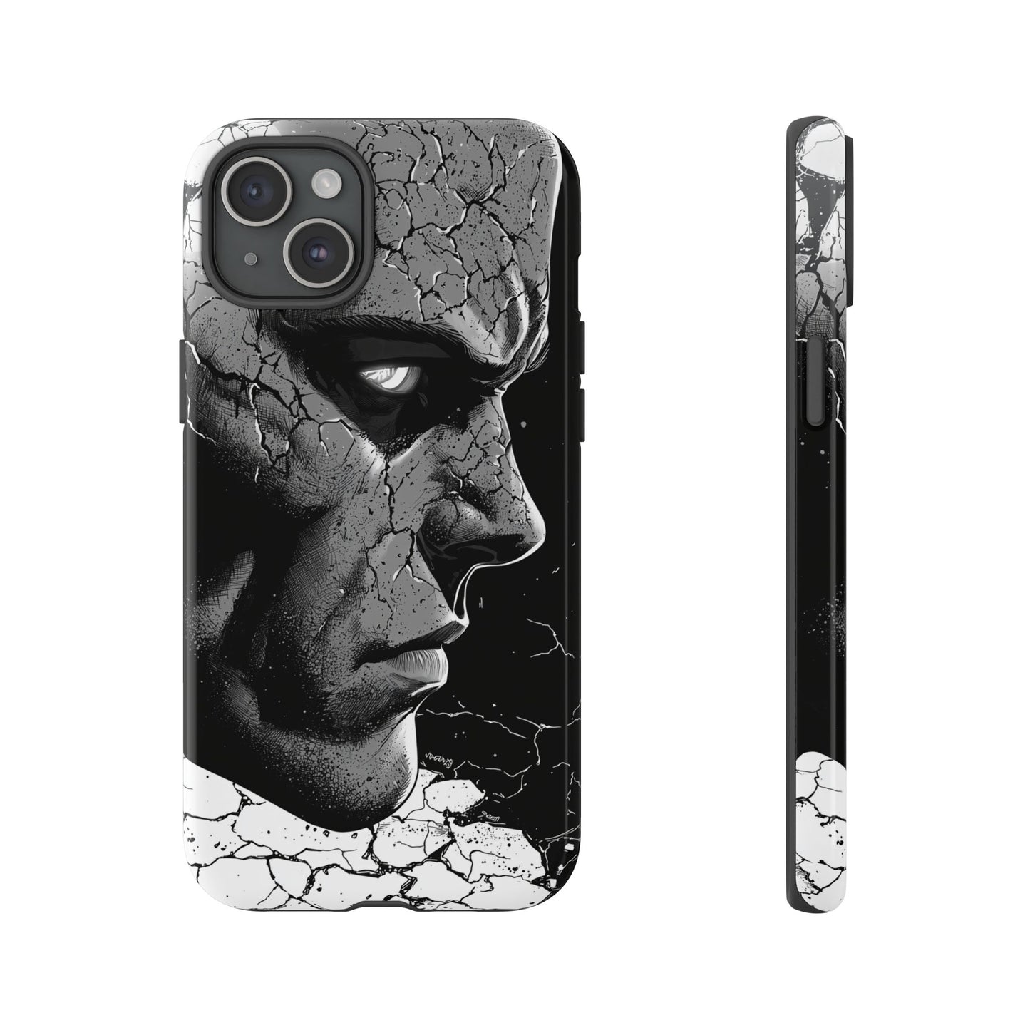 Shattered Reflections of a Symbiotic Soul: The Rise of a Dark Anti-Hero Phone Case for iPhone, Samsung & Pixel