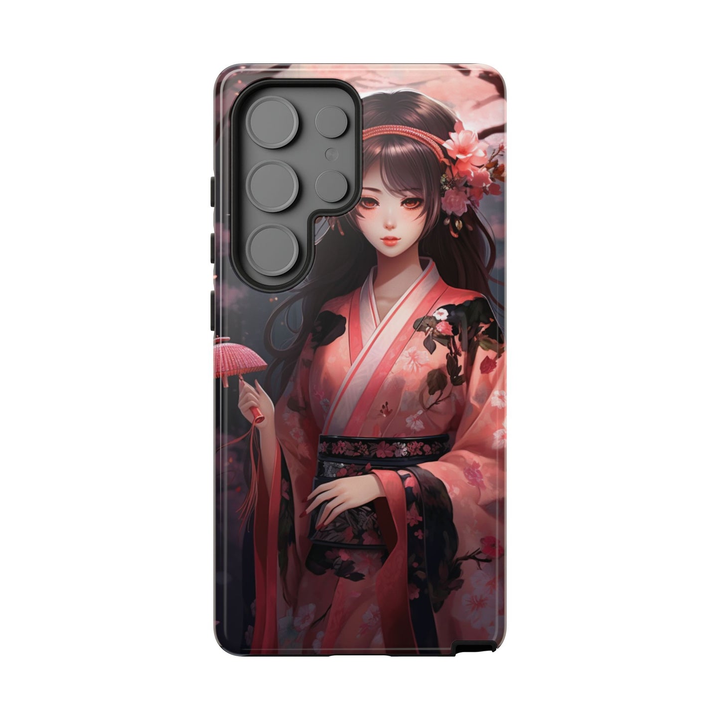 Kawaii Phone Case, Anime Girl Phone Case - Cute Aesthetic Cover for iPhone, Samsung & Google Pixel, Girly Phone Case, Anime Lover Gift