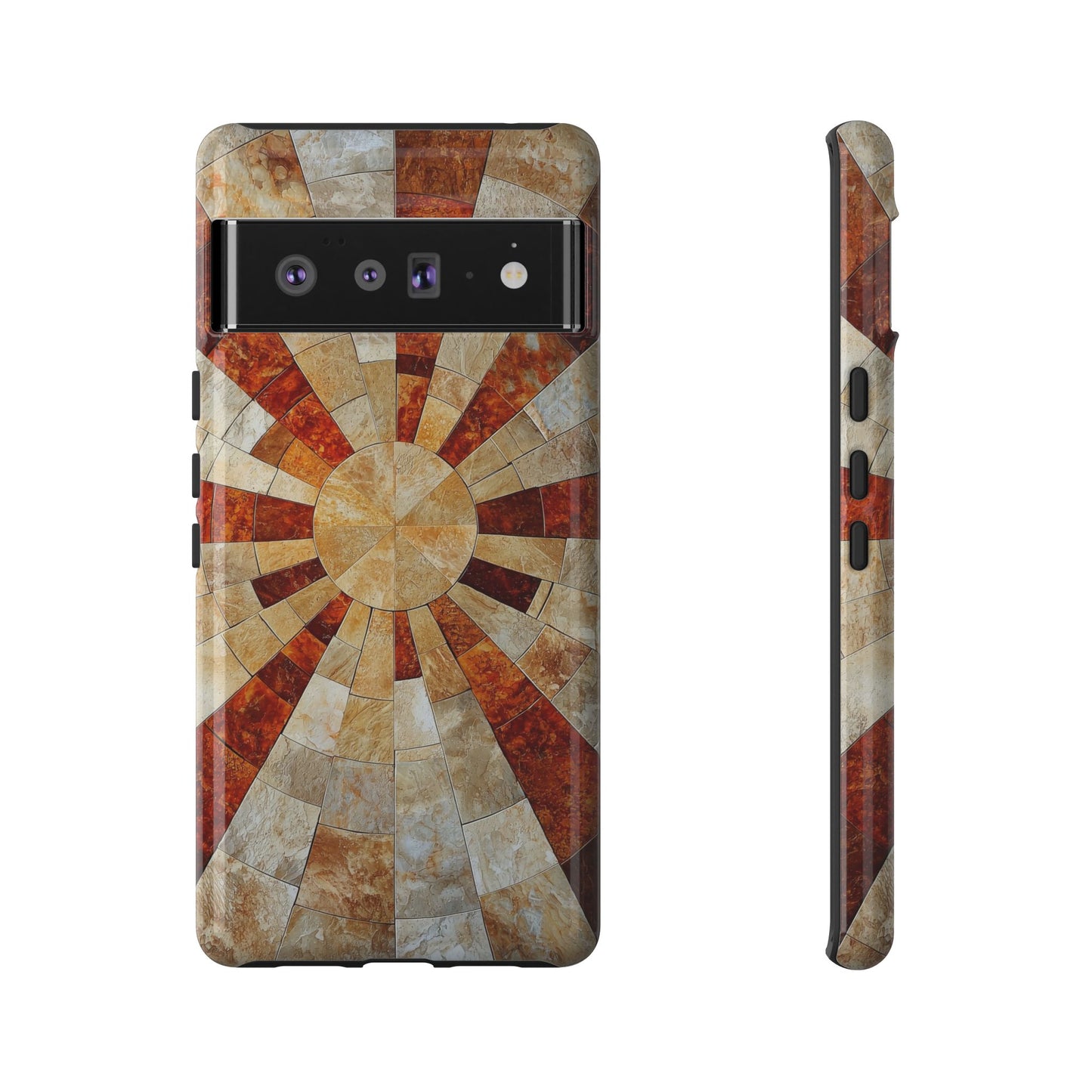 Boho Radiance Stone Mosaic Phone Case for iPhone, Pixel & Samsung