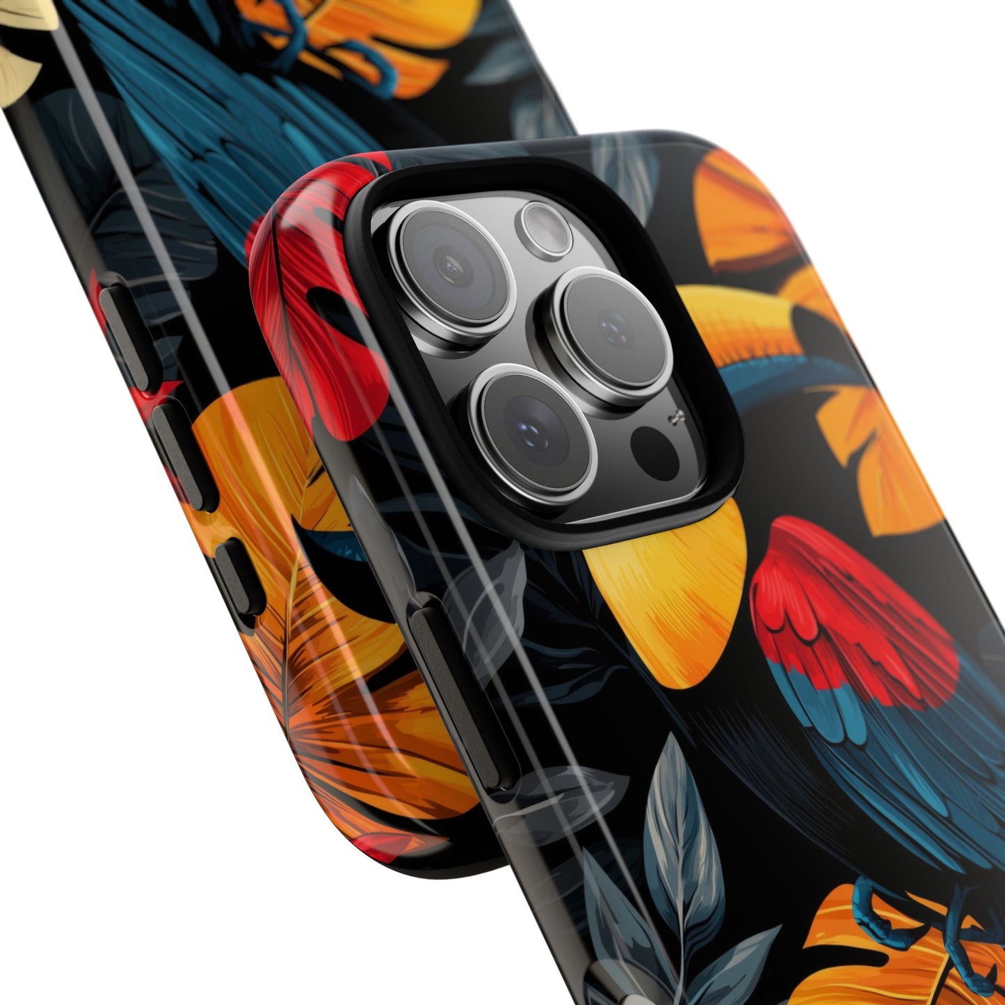 Exotic Toucan Feathers Phone Case – Nature’s Elegance for iPhone, Pixel & Samsung