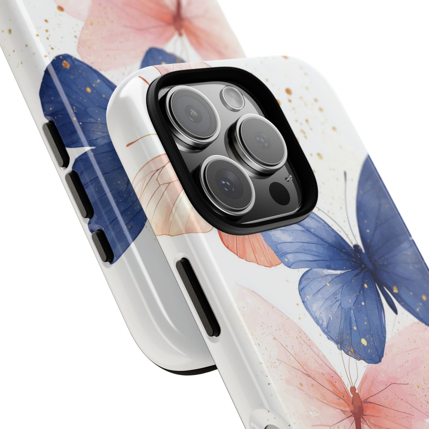 Papillon Glow" – Watercolor Butterfly Case for iPhone, google Pixel & Samsung