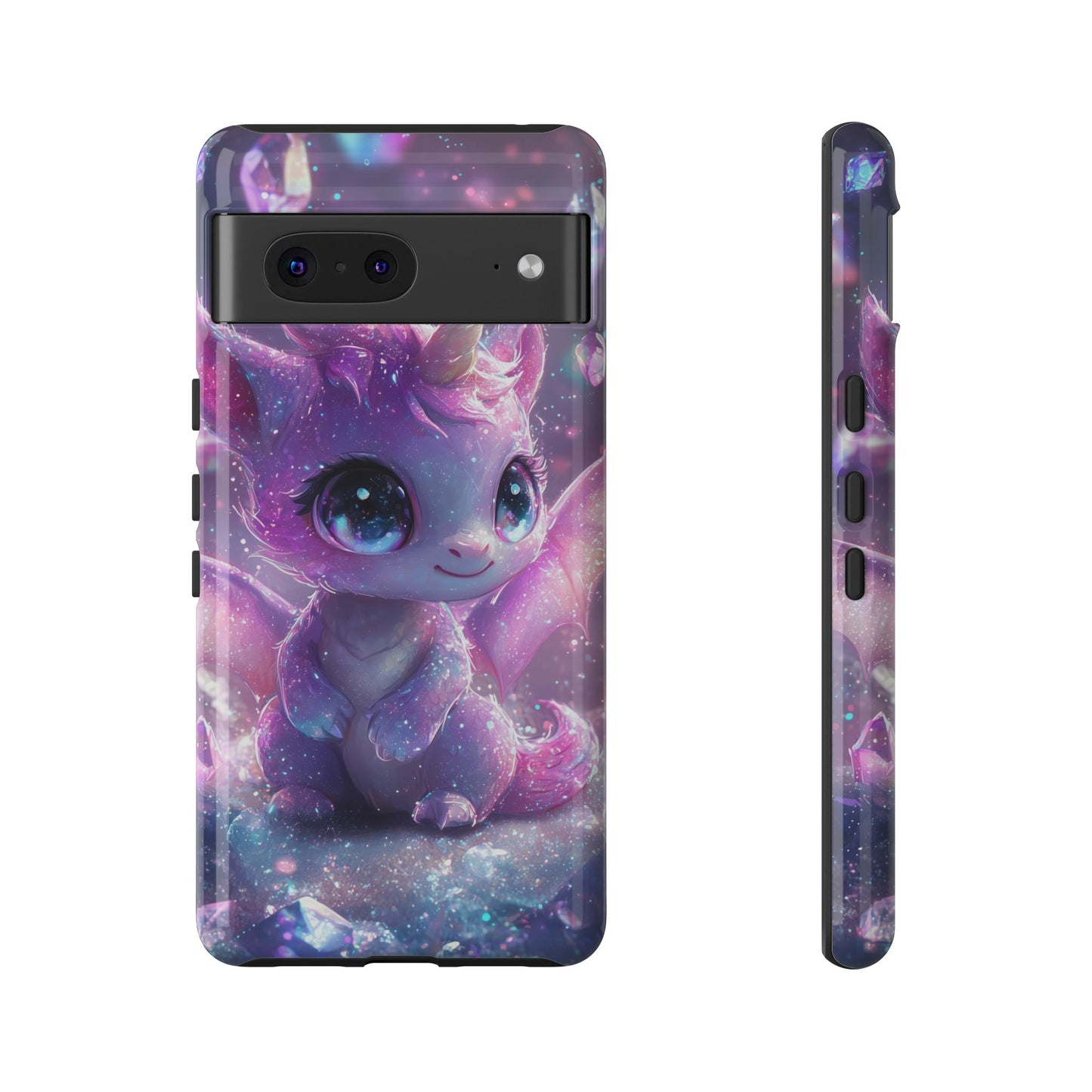 Mystic Crystal Unicorn-Dragon Phone Case for iPhone, Samsung, Google Pixel