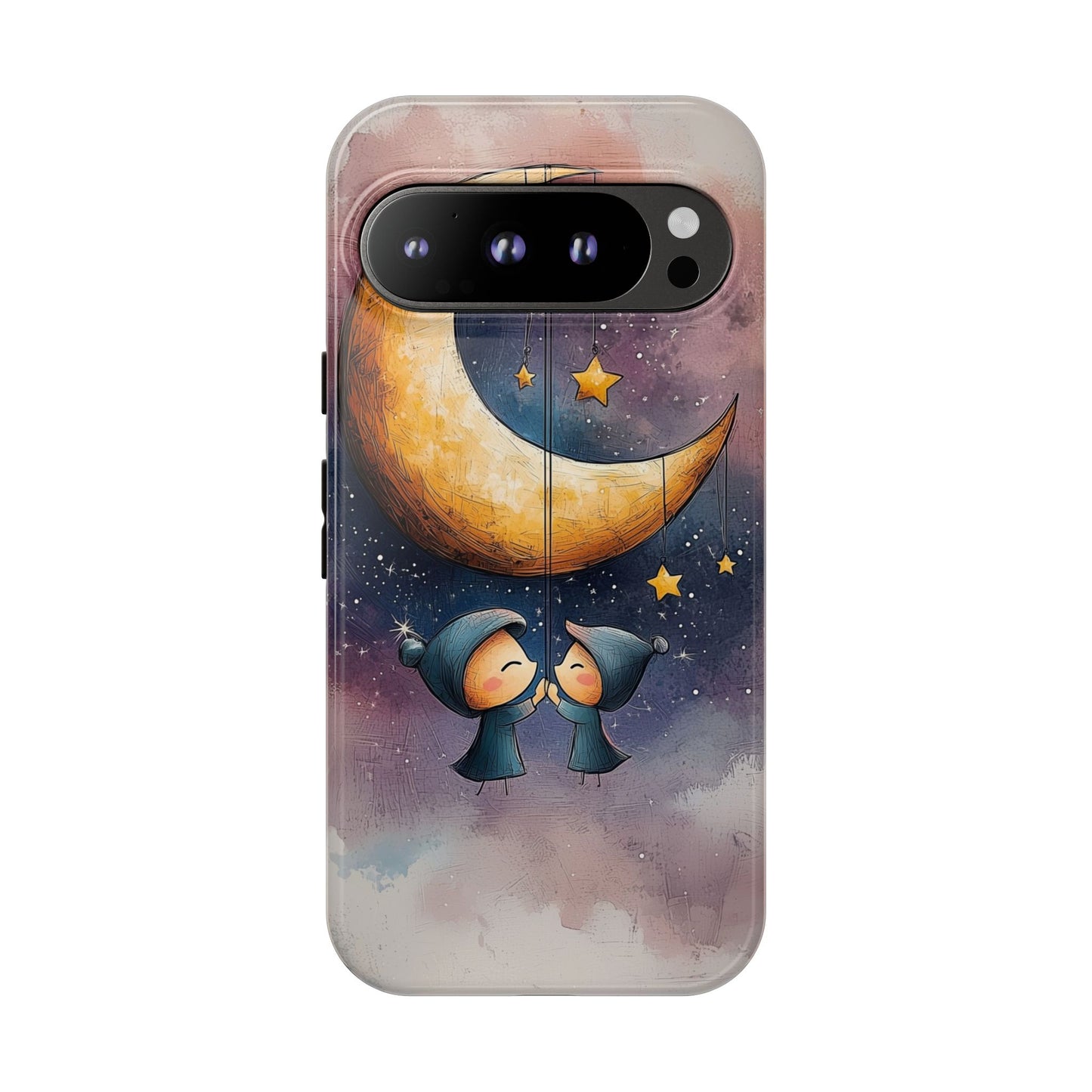 Dreamy Moonlight Duo Phone Case for iPhone, Samsung, Google Pixel