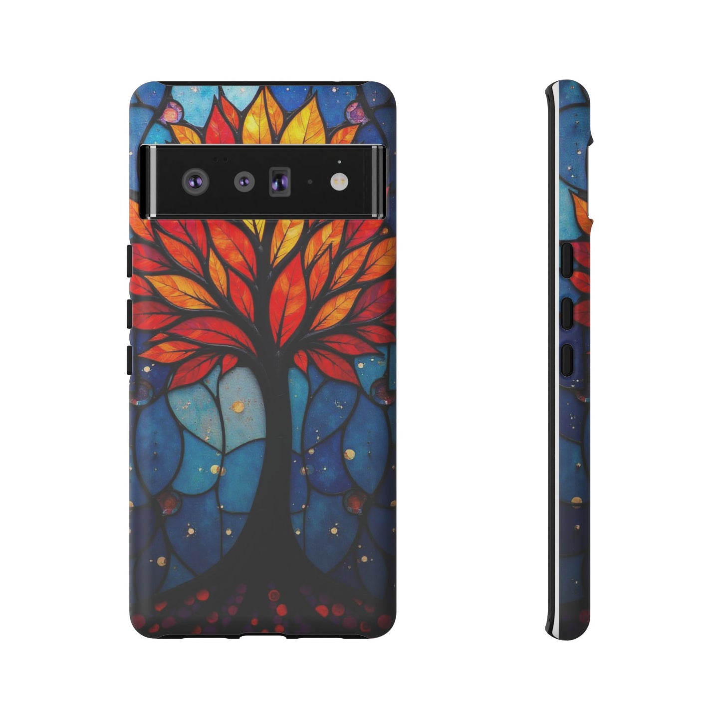Stained Glass Tree: A Burst of Vibrant Elegance