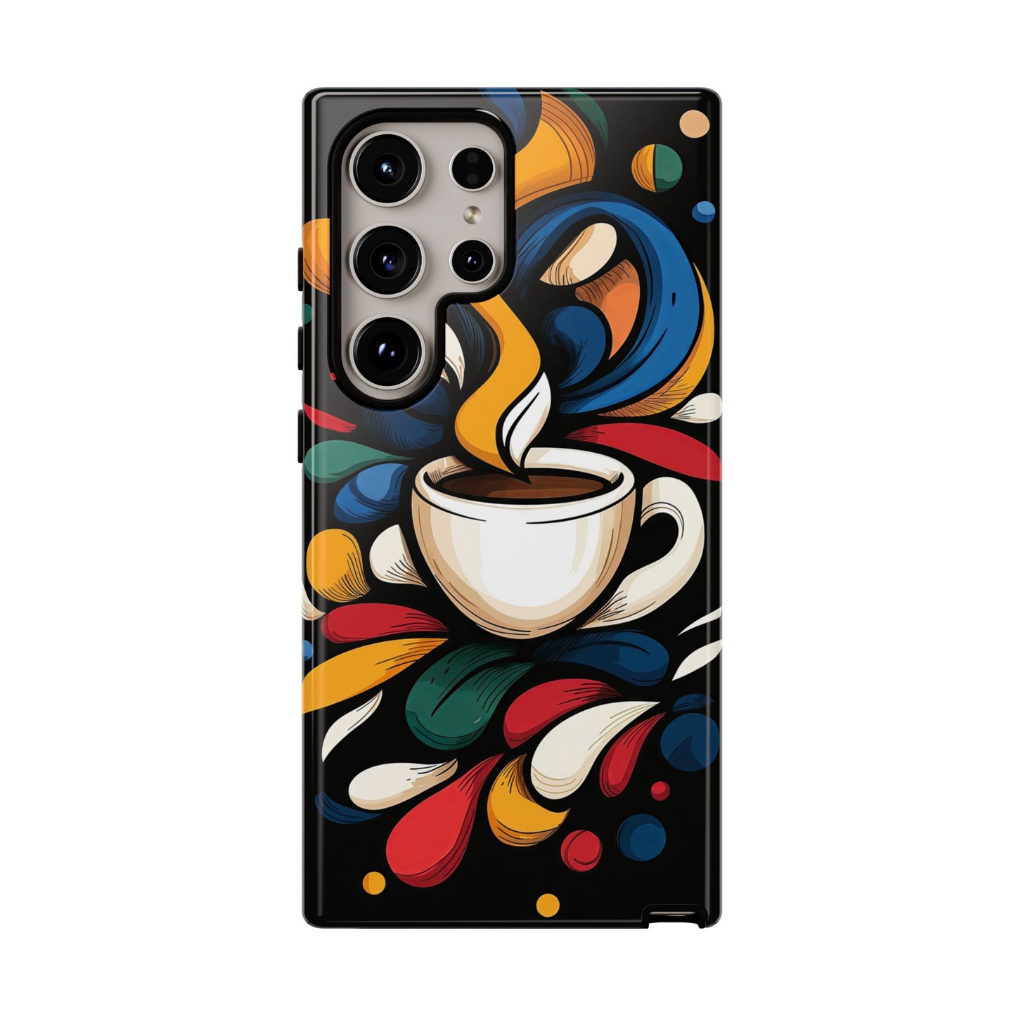 Brewed Blooms – Coffee & Color Floral Case for iPhone, Pixel & Samsung