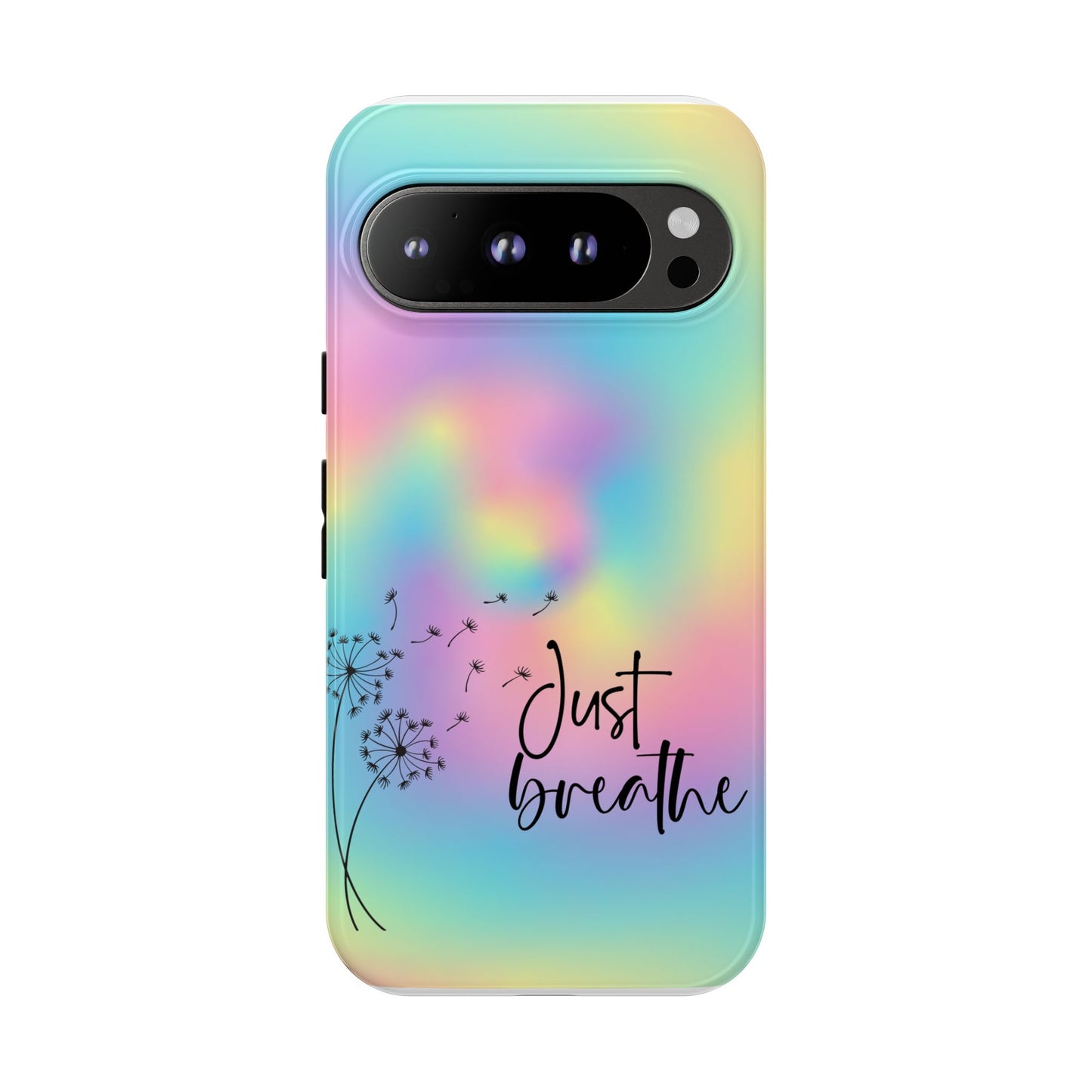 Just Breathe Phone Case - Aesthetic Minimalist Cover for iPhone, Samsung & Google Pixel