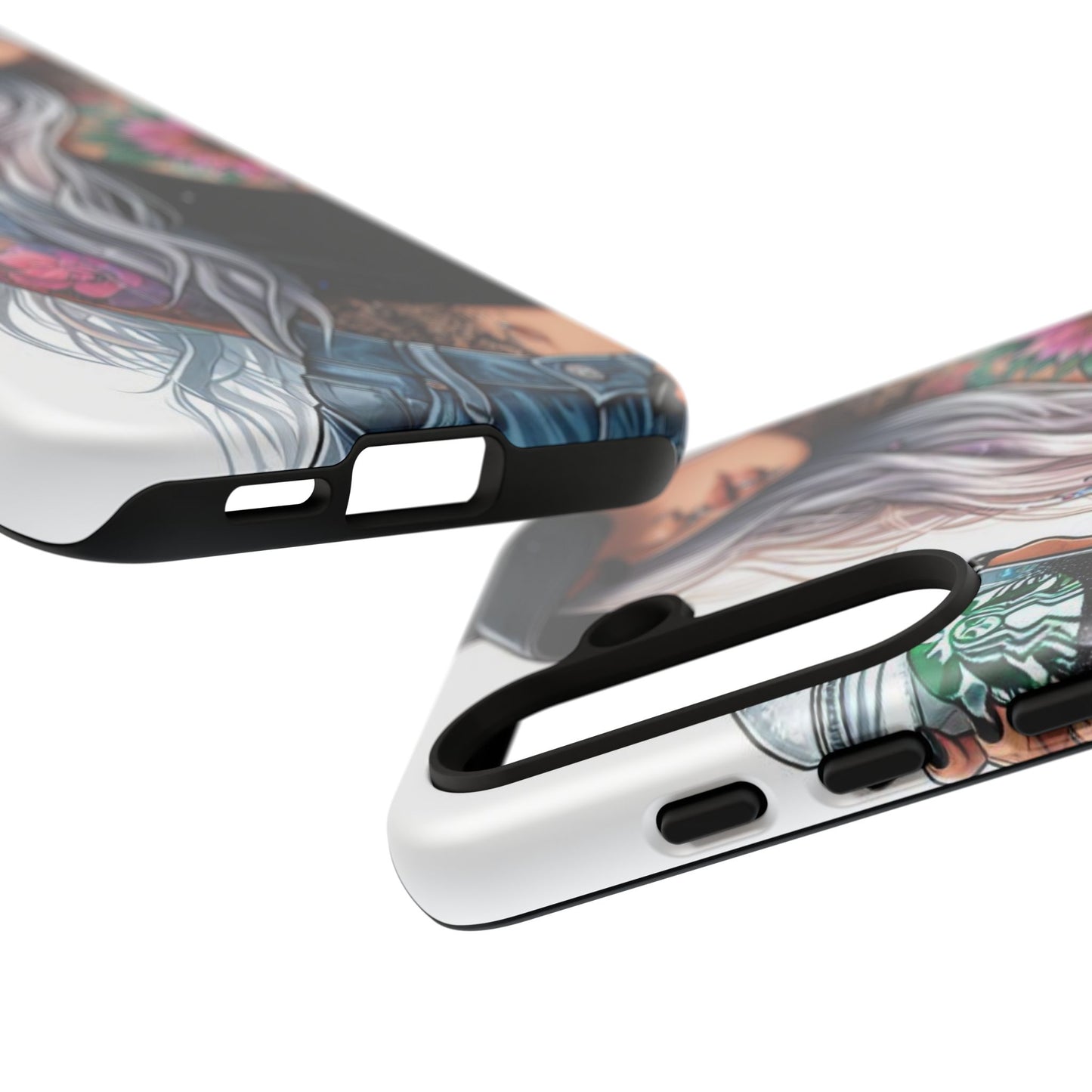 Tattooed Coffee Queen – Edgy Urban Aesthetic Mobile Cover