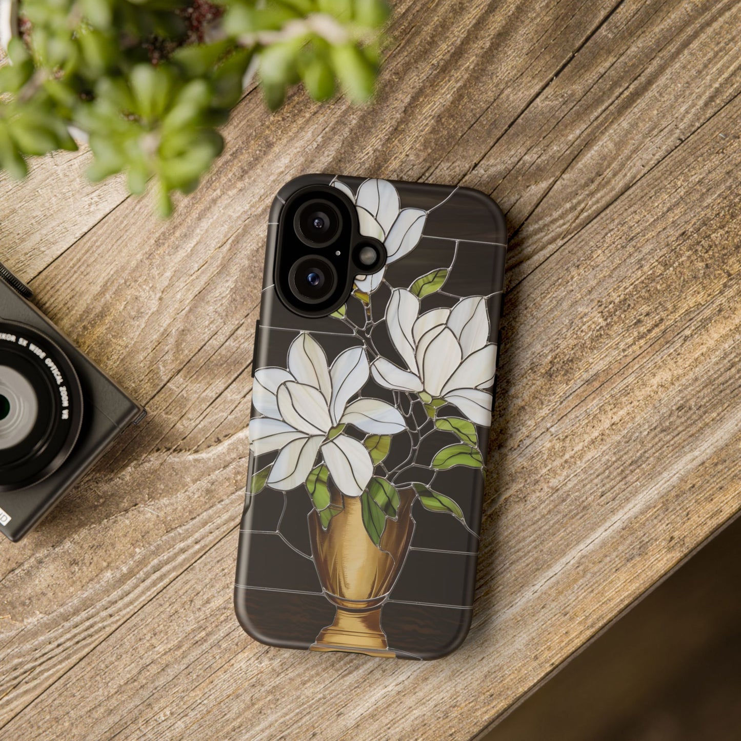 Stained Glass Floral Phone Case
