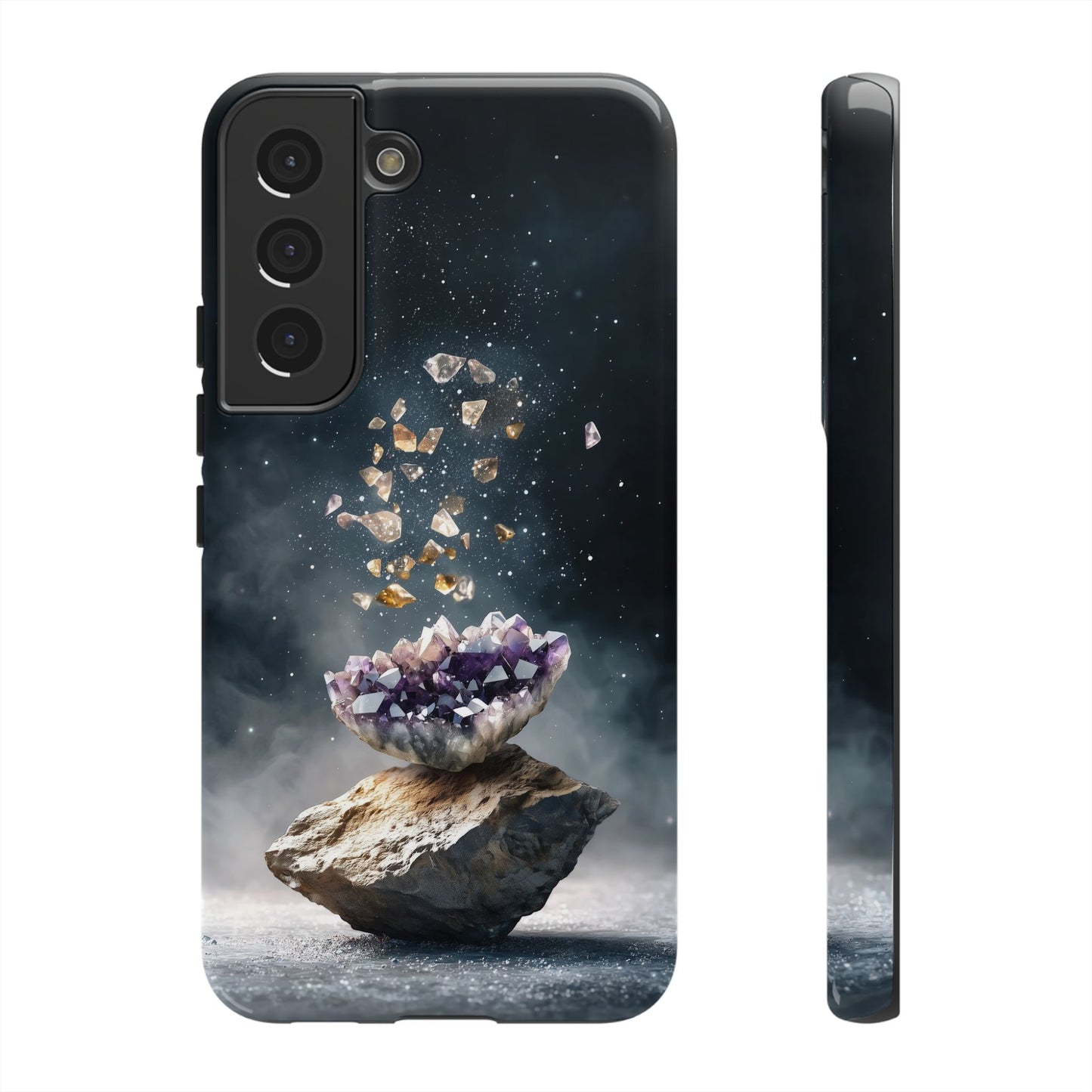Mystic Amethyst Stones Phone Case for iPhone, Samsung & Google Pixel