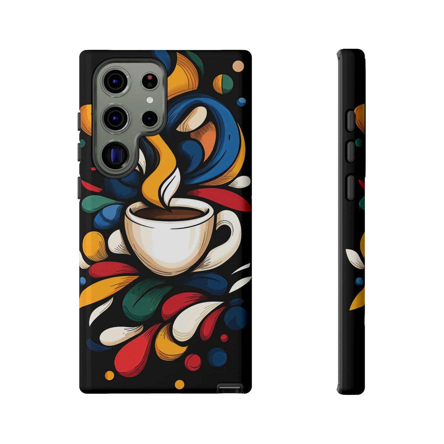 Brewed Blooms – Coffee & Color Floral Case for iPhone, Pixel & Samsung