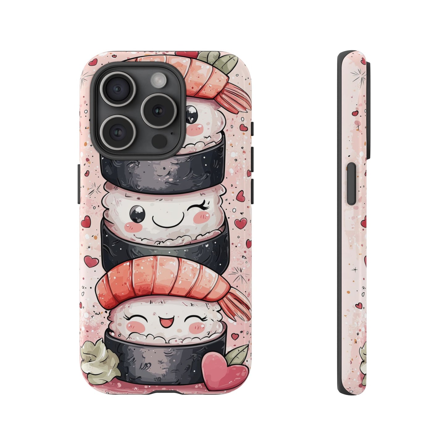 Anime Sushi Stack Phone Case β Cute & Tasty-Inspired Design for iPhone, Samsung, and Google Pixel