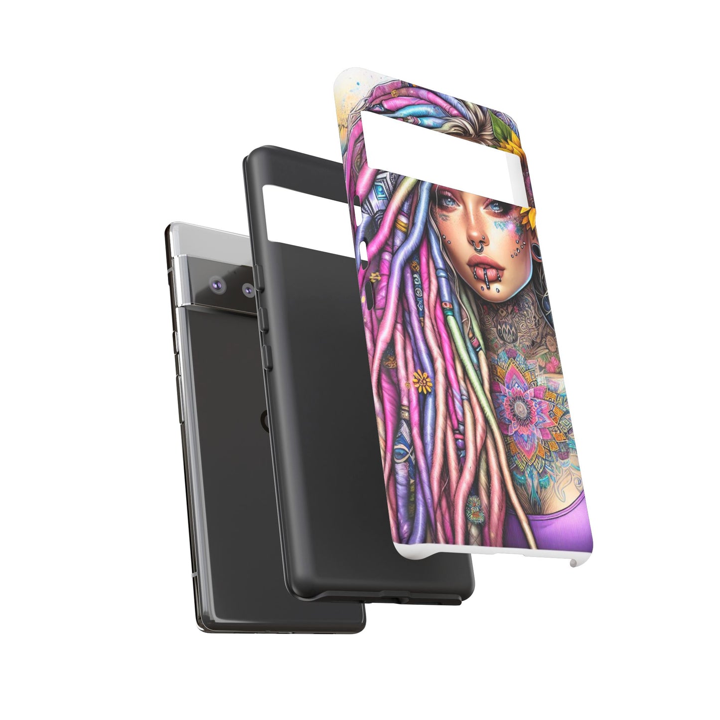 Boho Mandala Goddess – Ethereal Tattoo Art Mobile Cover