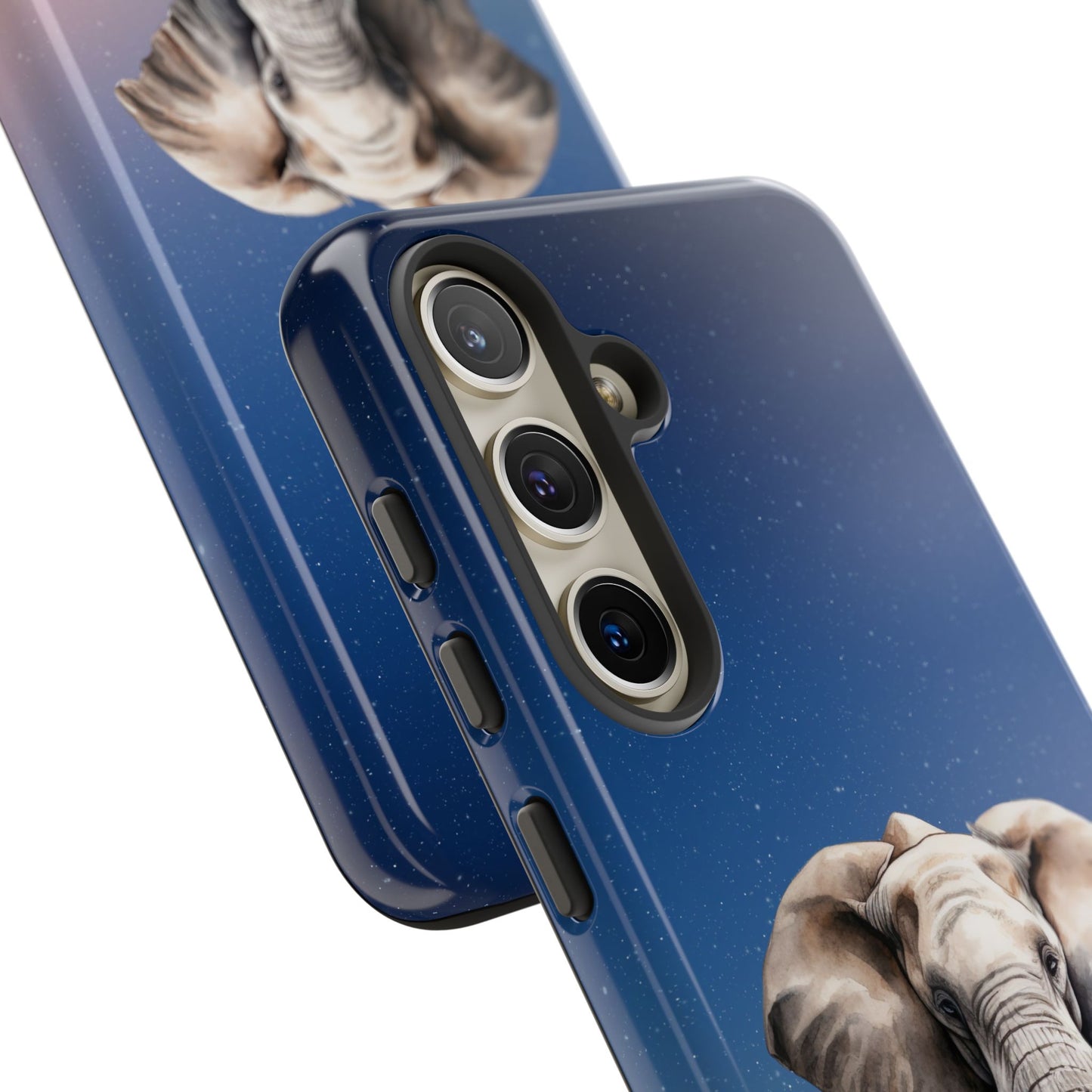 Celestial Elephant Mobile Cover – Dreamy Night Sky Aesthetic