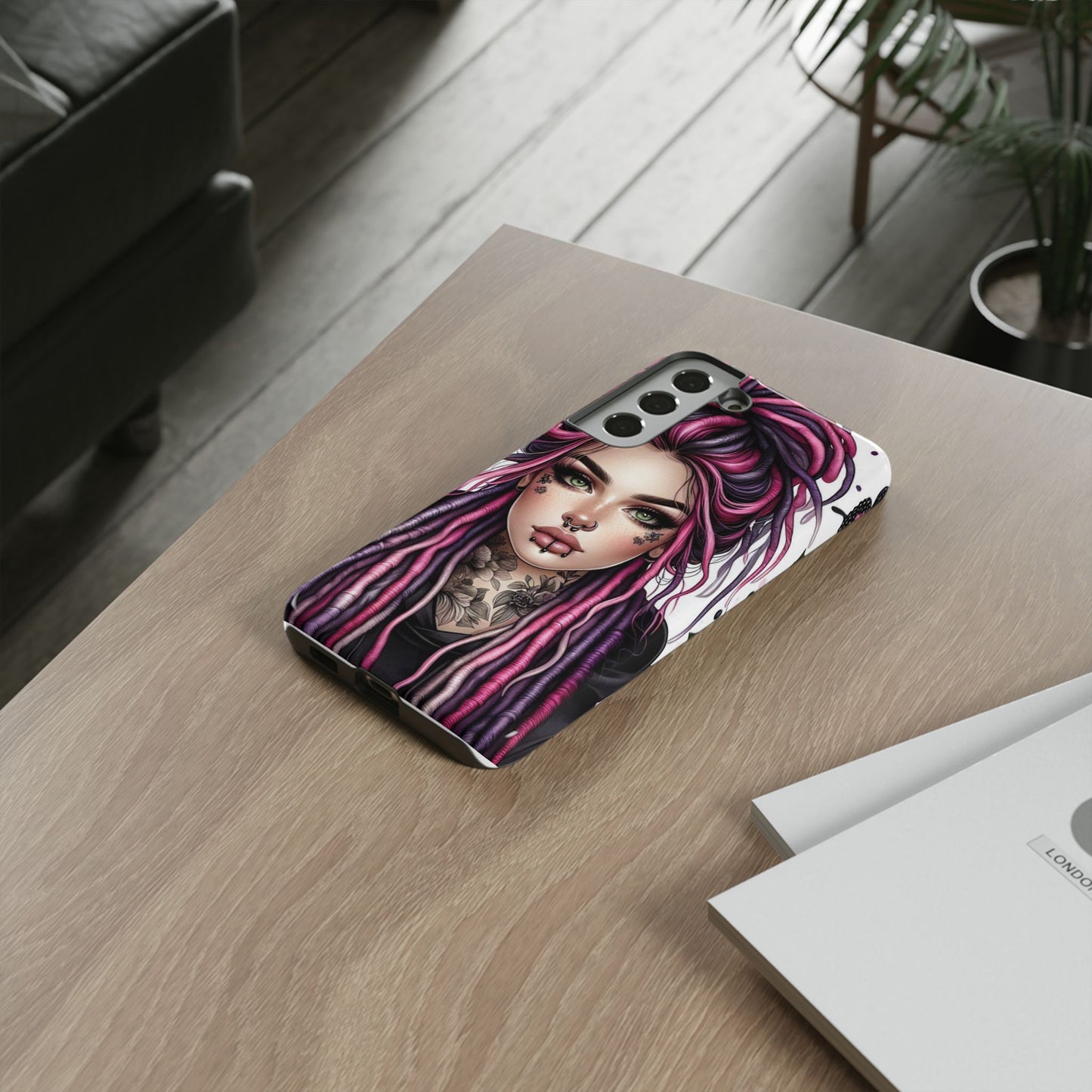 Neon Gothic Beauty Mobile Case