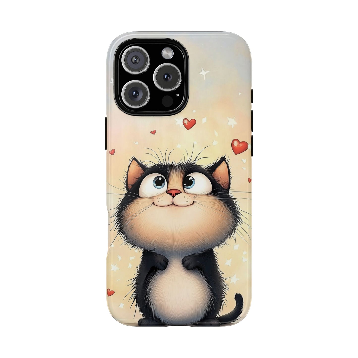 Cute Kitty Love Phone Case β Adorable Anime Cat Design for iPhone, Google Pixel & Samsung