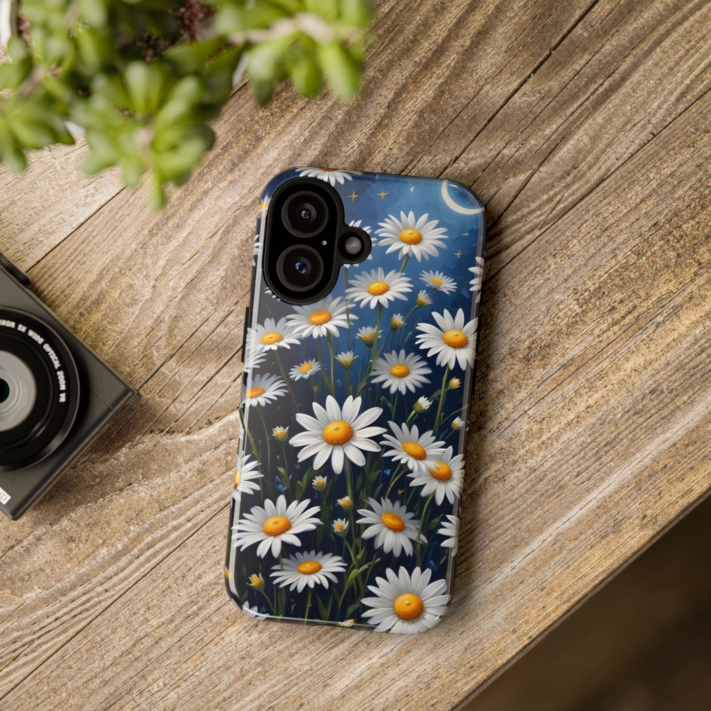 Witchy Daisy Flowers Phone Case Vintage Botanical Cover