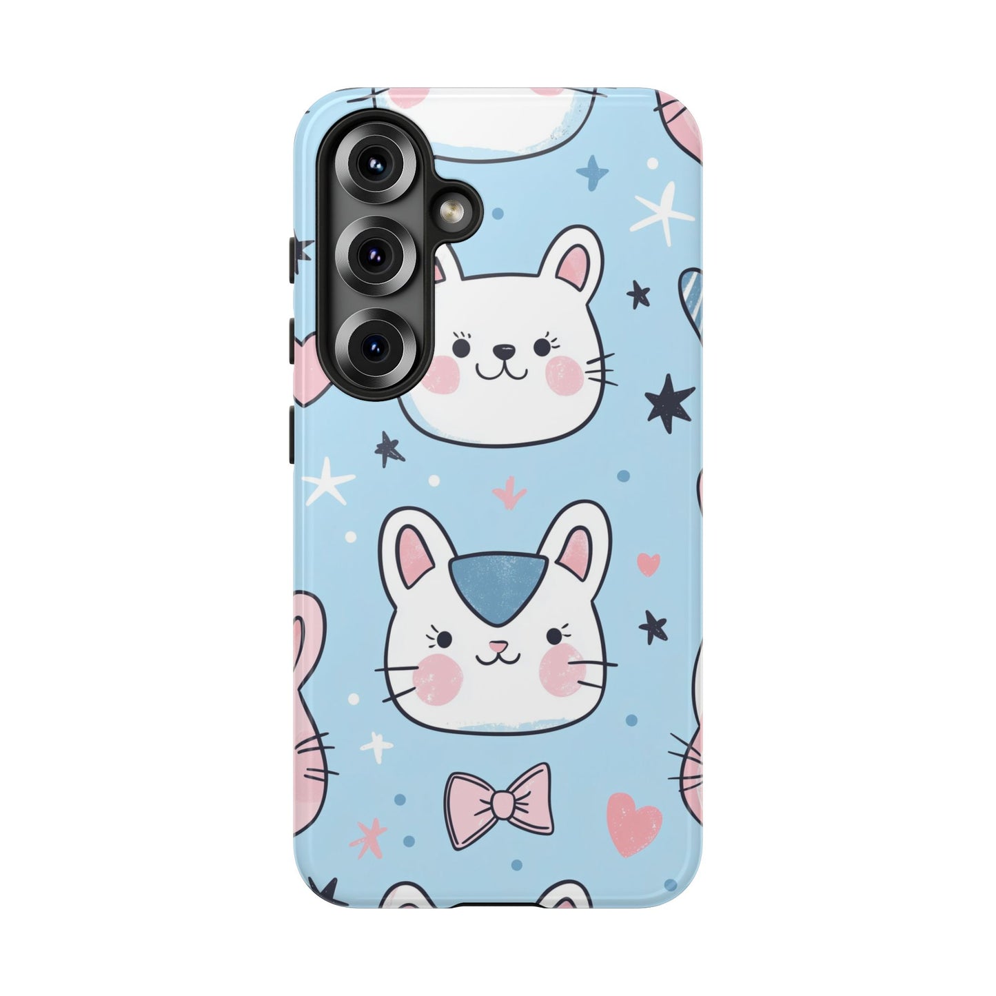 Kawaii Kitty Love Anime Phone Case for iPhone, Samsung, Google Pixel
