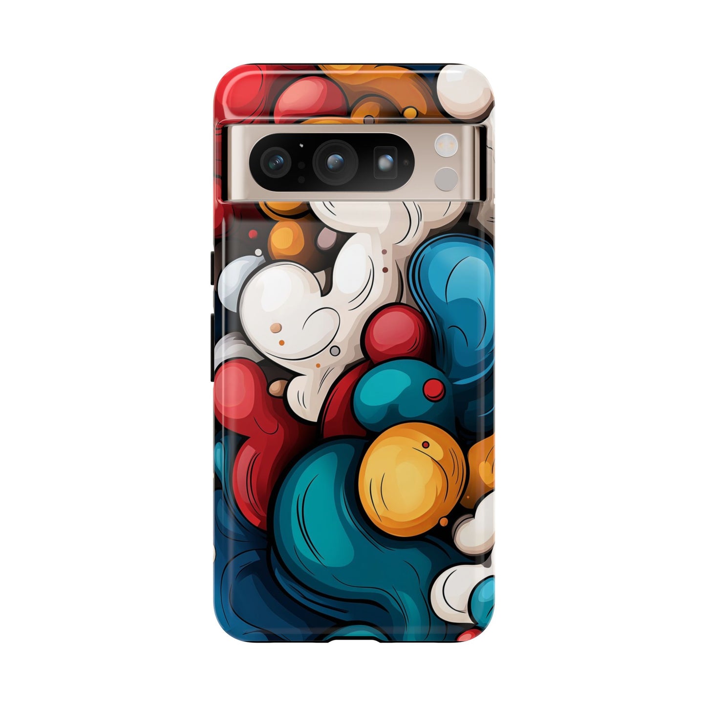 Color Burst – Bold Abstract Bubble Phone Case for iPhone, Samsung & Pixel