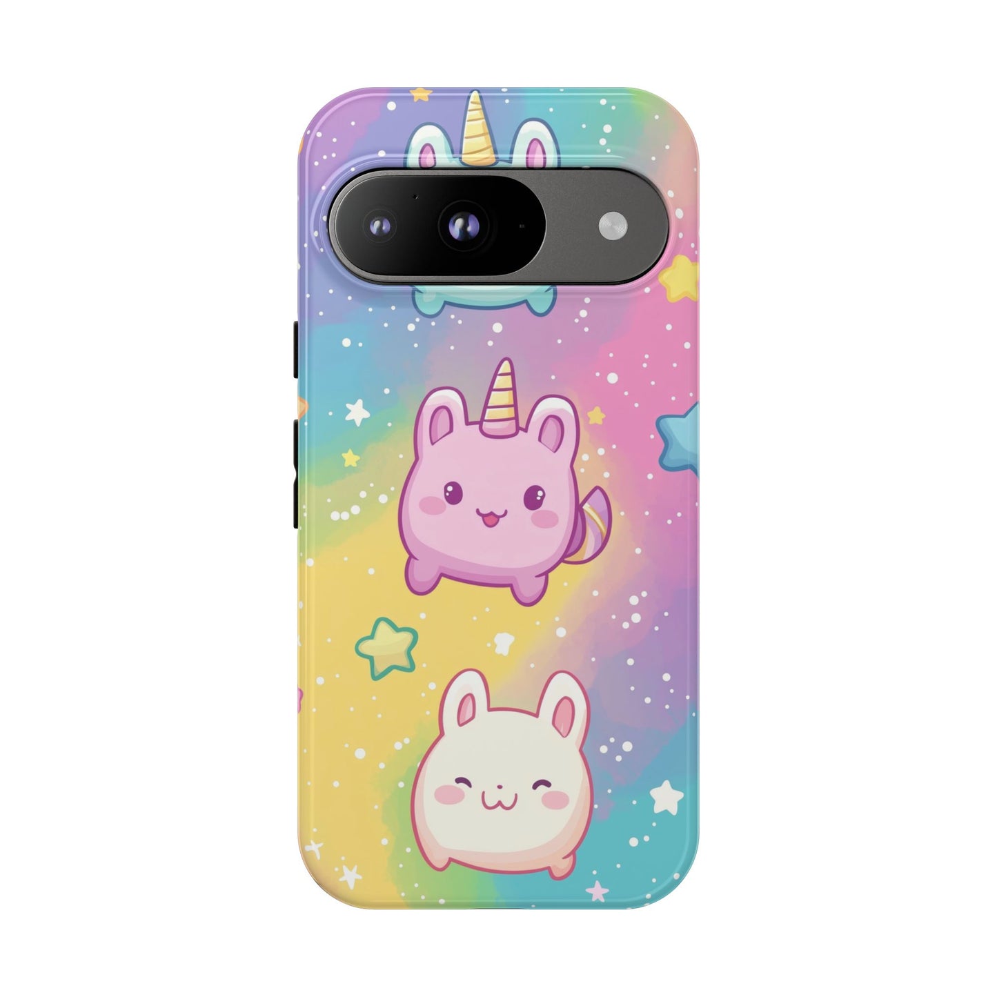 Pastel Unicorn Bunny Anime Phone Case for iPhone, Samsung, Google Pixel