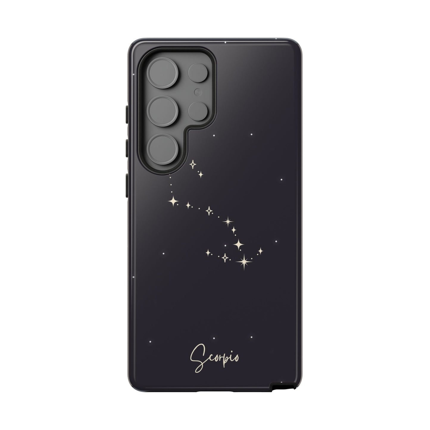 Scorpio Zodiac Night Sky Case – Mysterious Star Pattern – Cosmic Style for iPhone, Samsung & Google Pixel