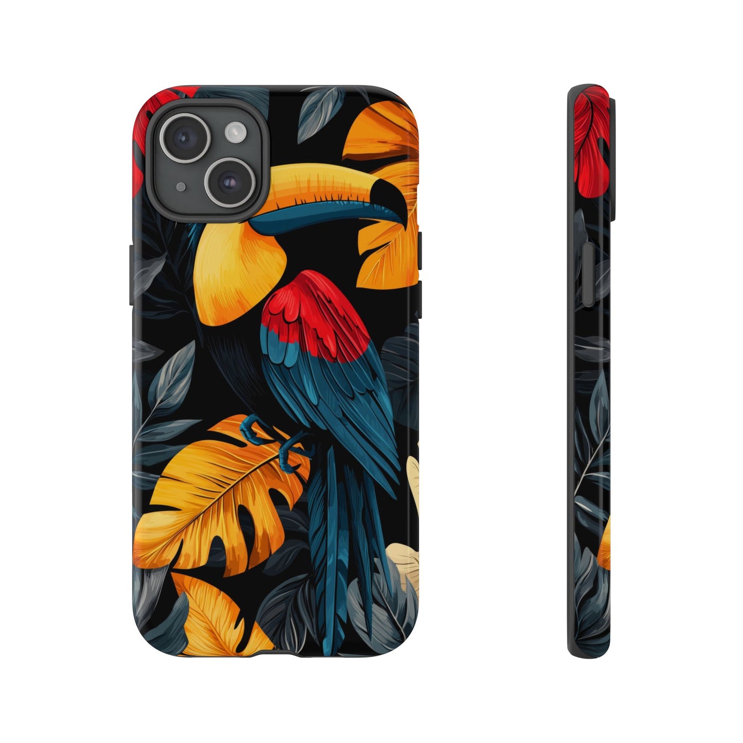 Exotic Toucan Feathers Phone Case – Nature’s Elegance for iPhone, Pixel & Samsung