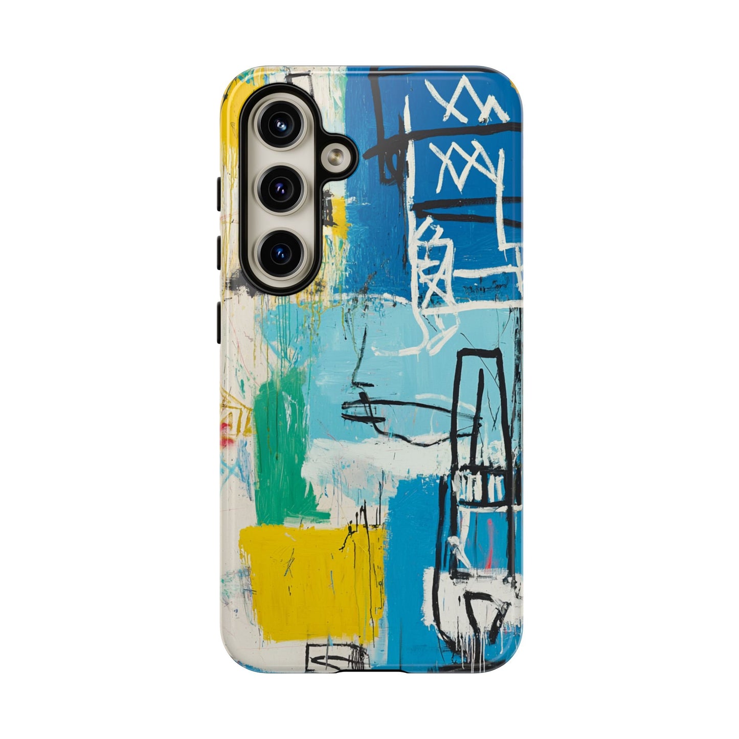 Artistic Phone Case – Jean-Michel Basquiat Graffiti Art - iPhone, Samsung & Google Pixel Cover - Artistic Painting Case, Art Lover Gift