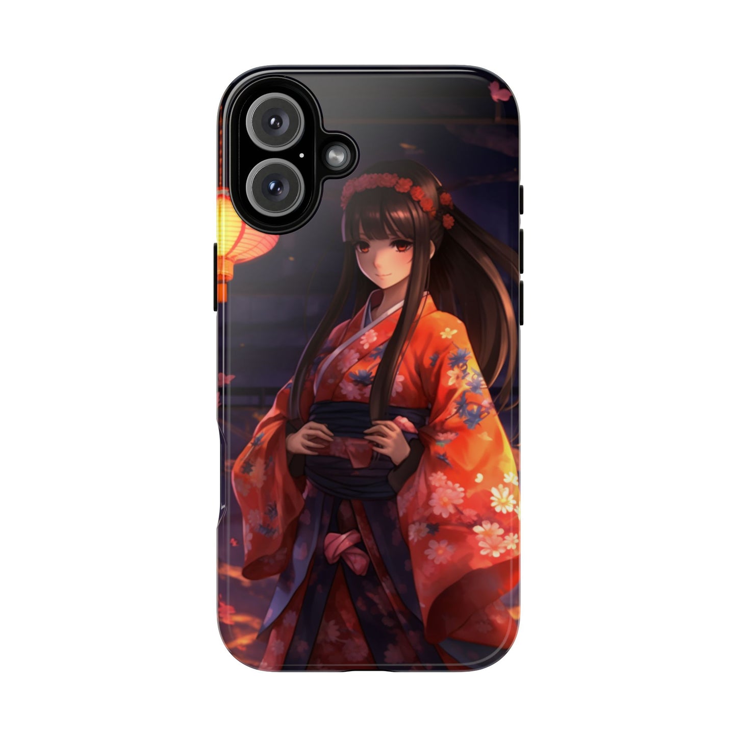 Anime Girl Phone Case - Cute Aesthetic Cover for iPhone, Samsung & Google Pixel, Girly Phone Case, Kawaii Phone Case, Anime Lover Gift