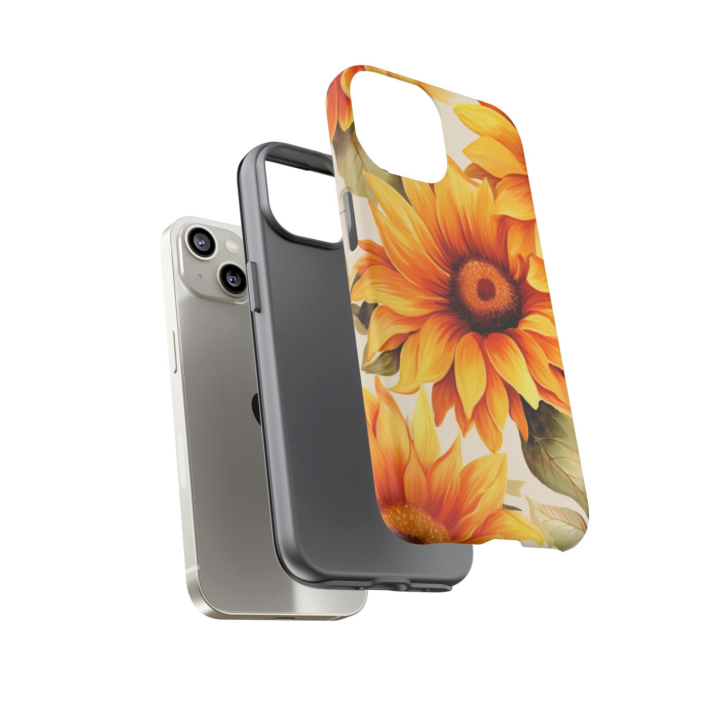 Golden Sunflower Glow Mobile Case – Radiant & Elegant