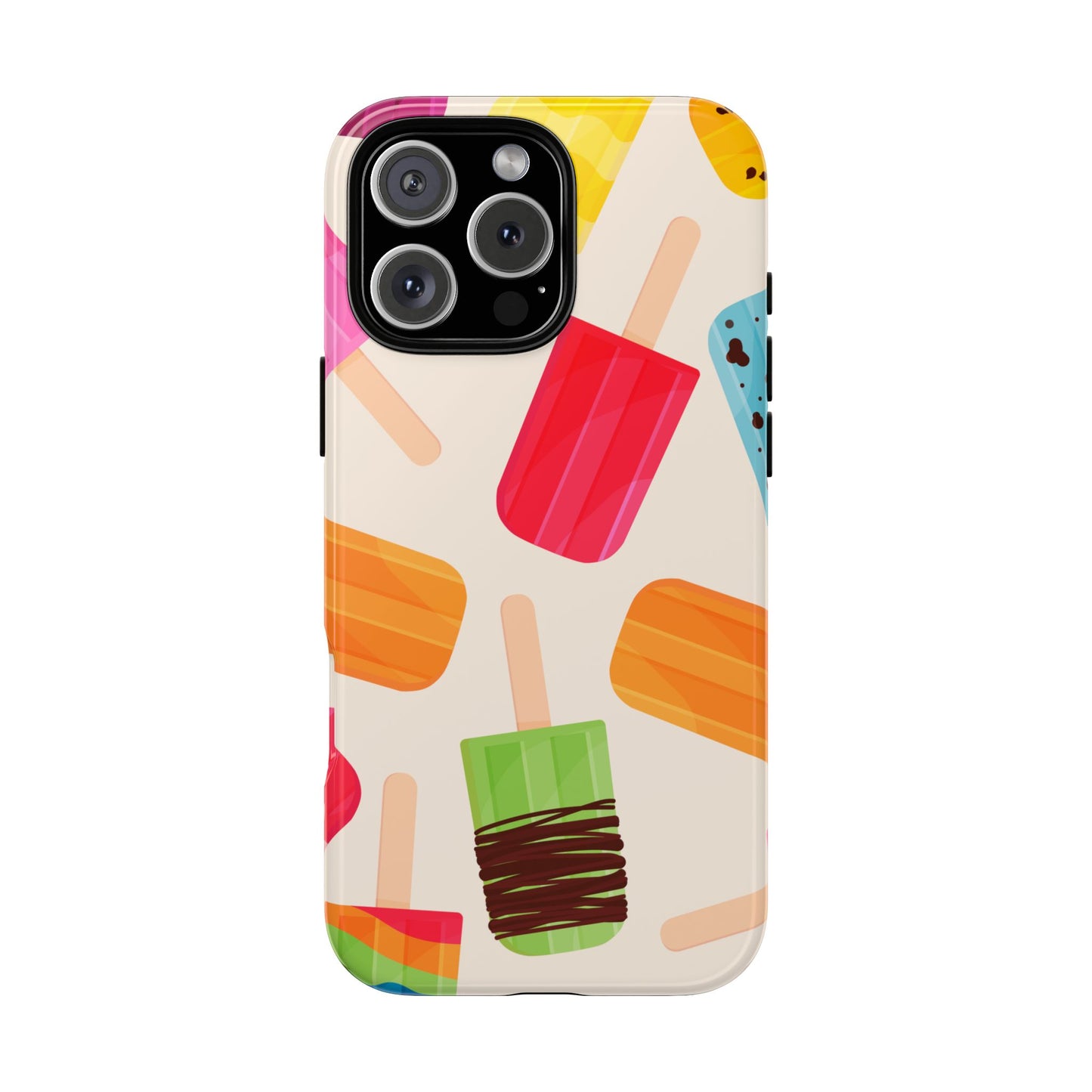 Colorful Popsicle Pattern Phone Case for iPhone, Google Pixel, Samsung