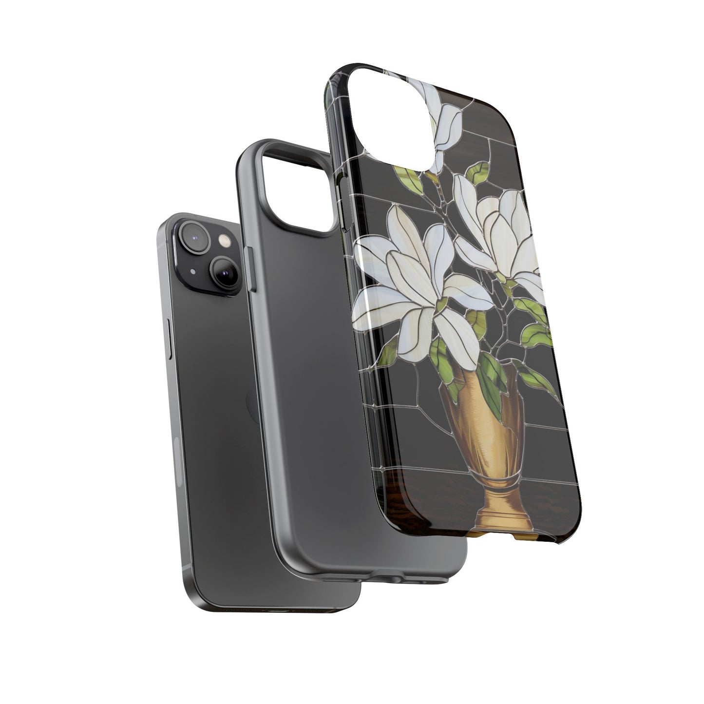 Stained Glass Floral Phone Case