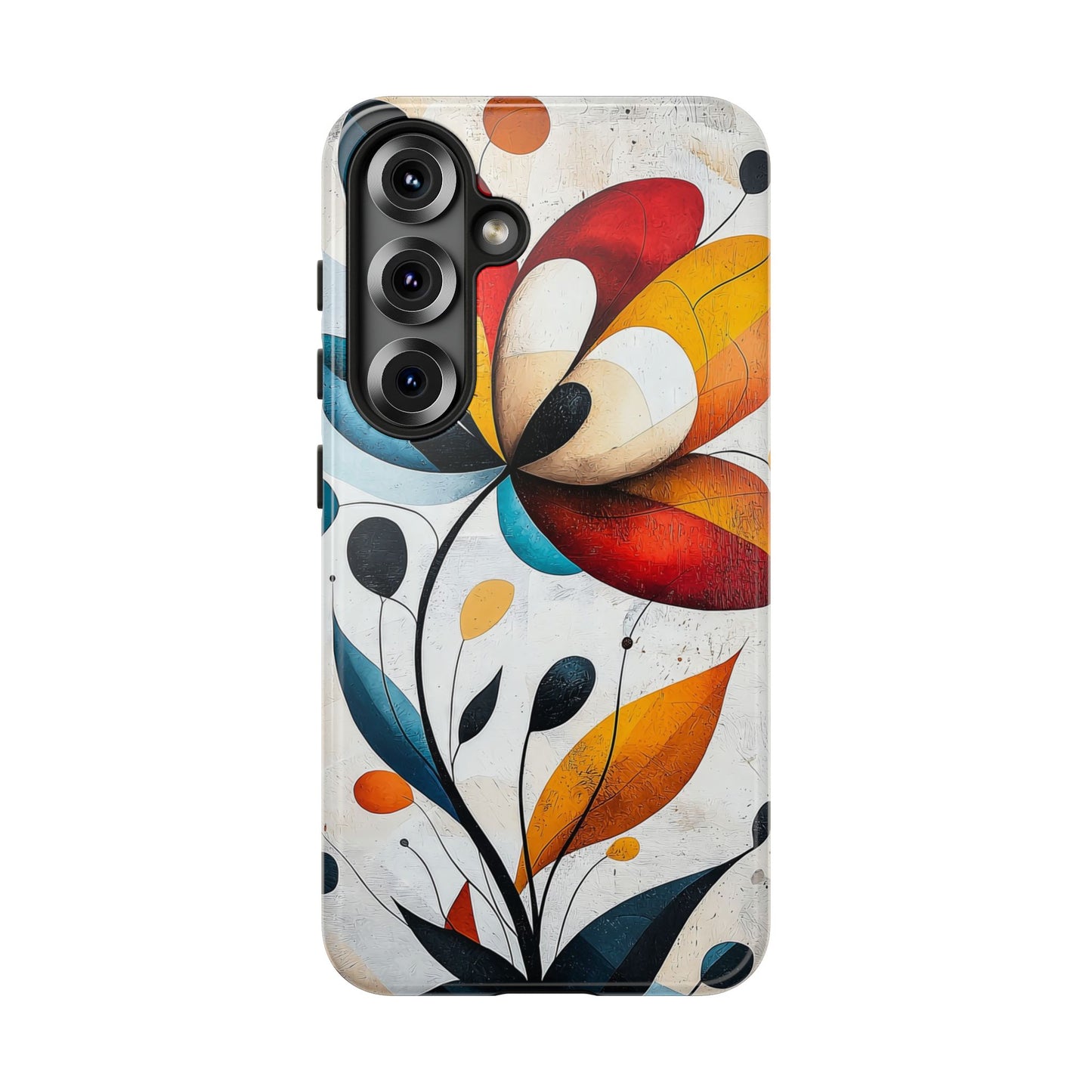 Prism Bloom – Bold Geometric Floral Case for iPhone, Pixel & Samsung