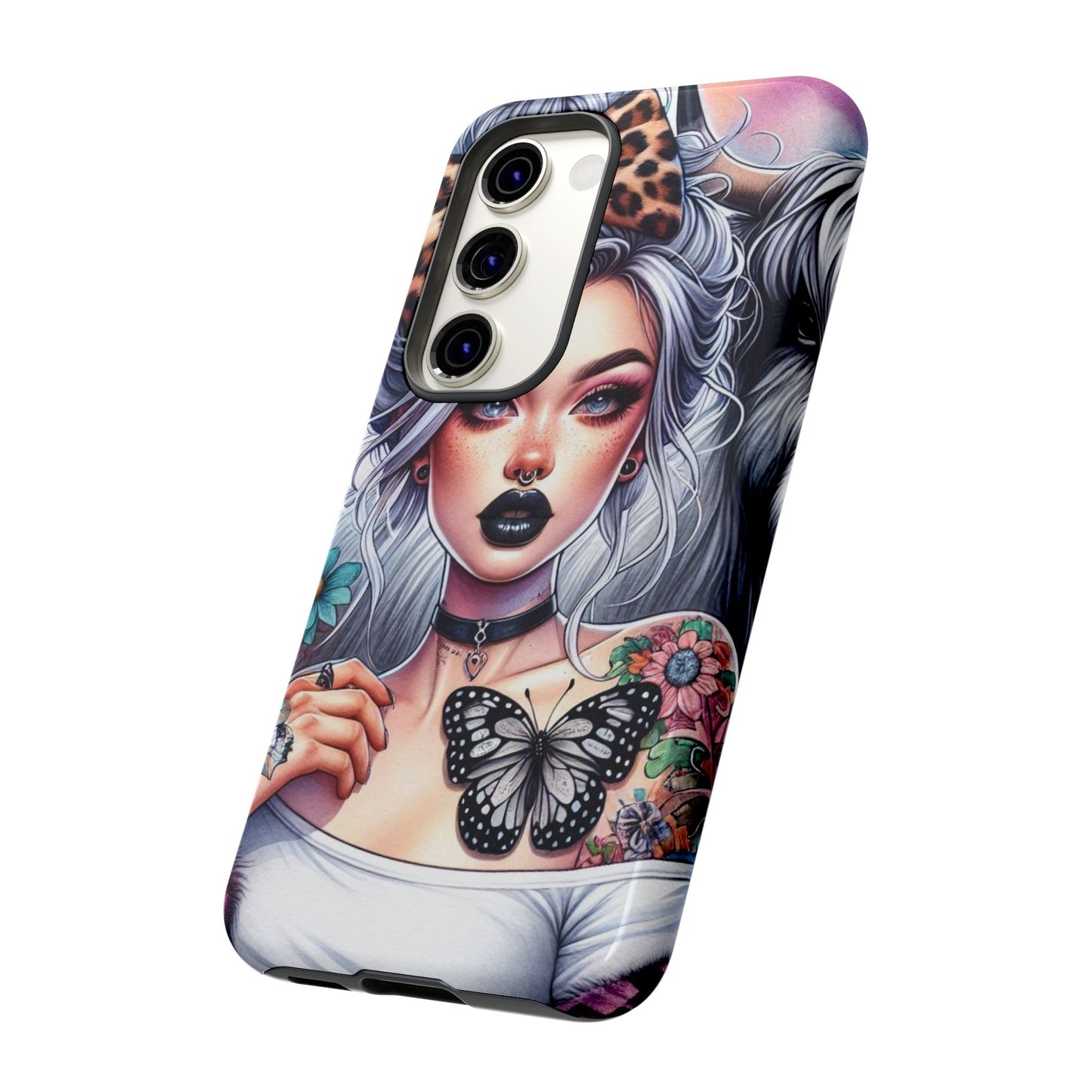 Wild Spirit – Gothic Chic & Nature Fusion Mobile Cover