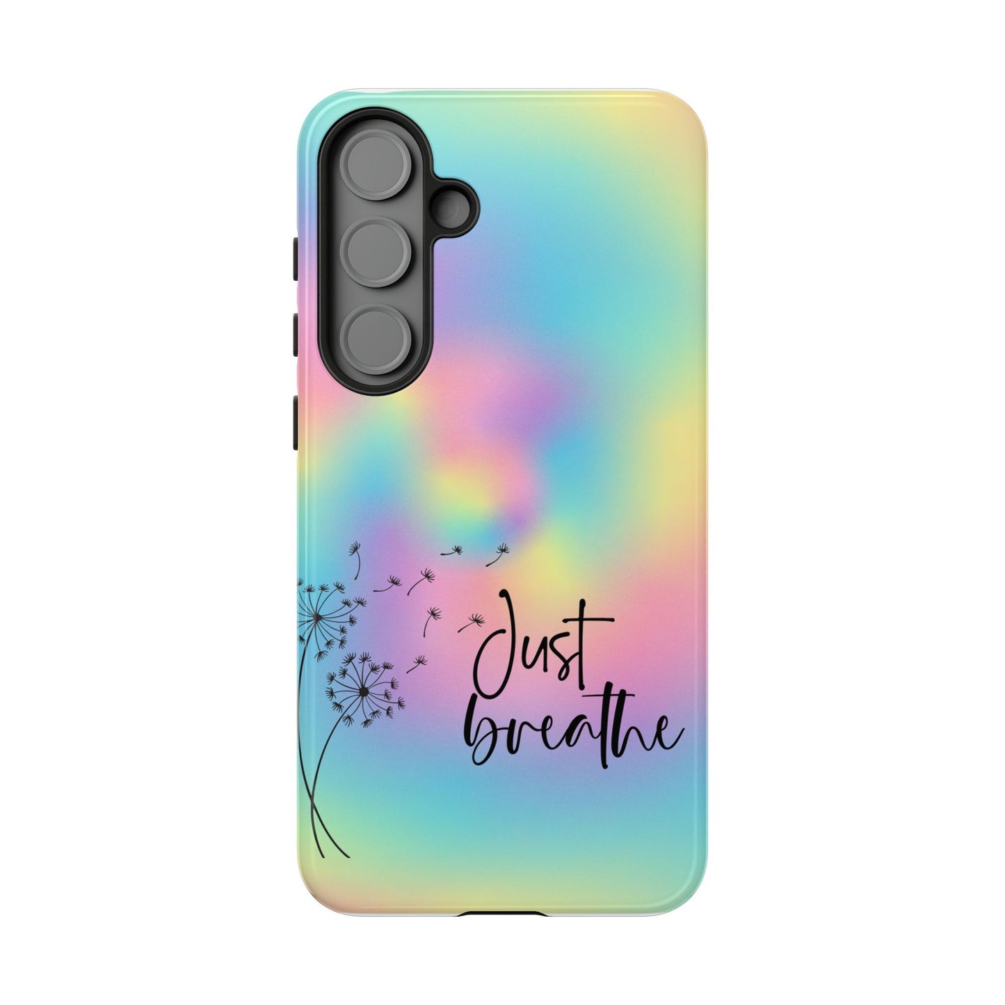 Just Breathe Phone Case - Aesthetic Minimalist Cover for iPhone, Samsung & Google Pixel