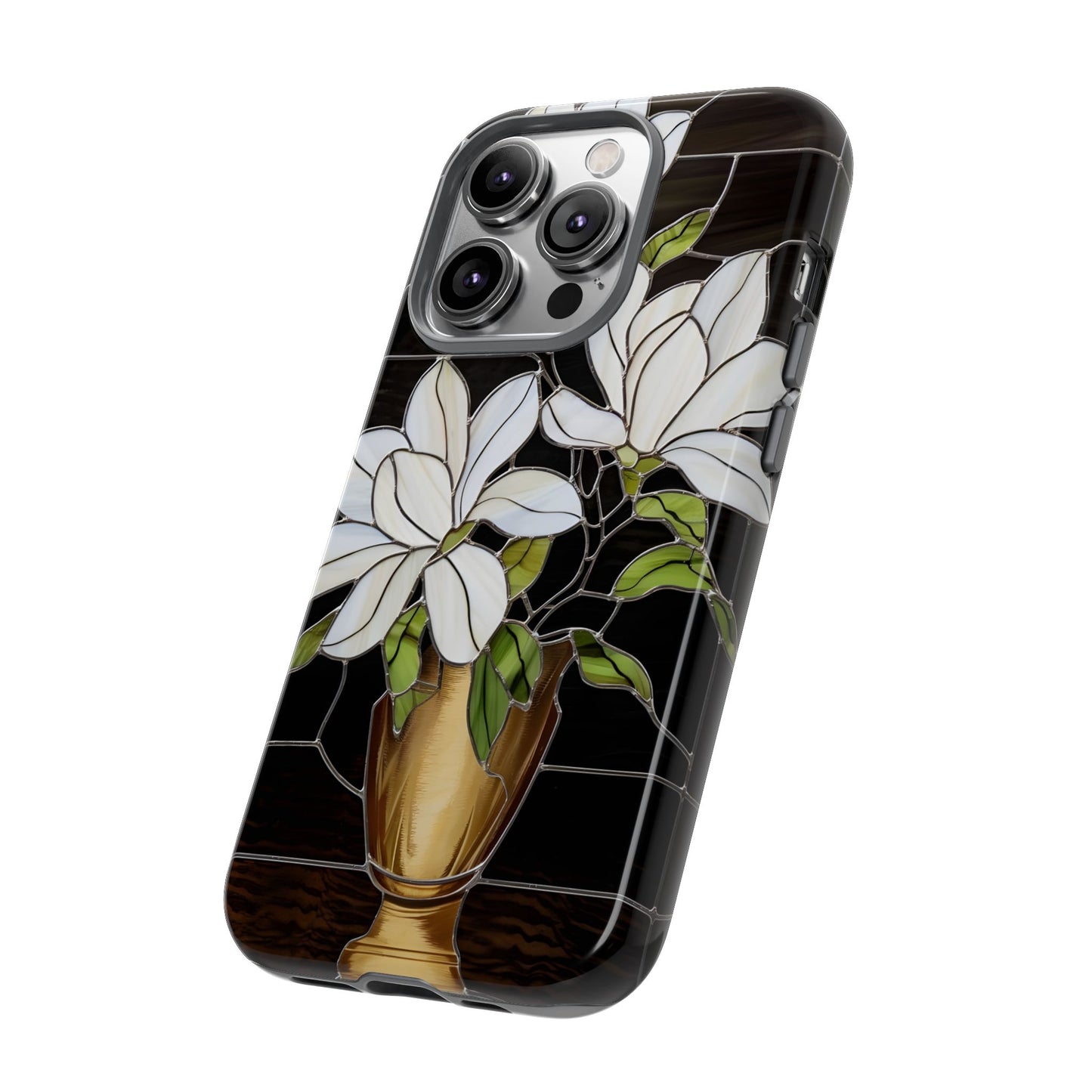 Stained Glass Floral Phone Case