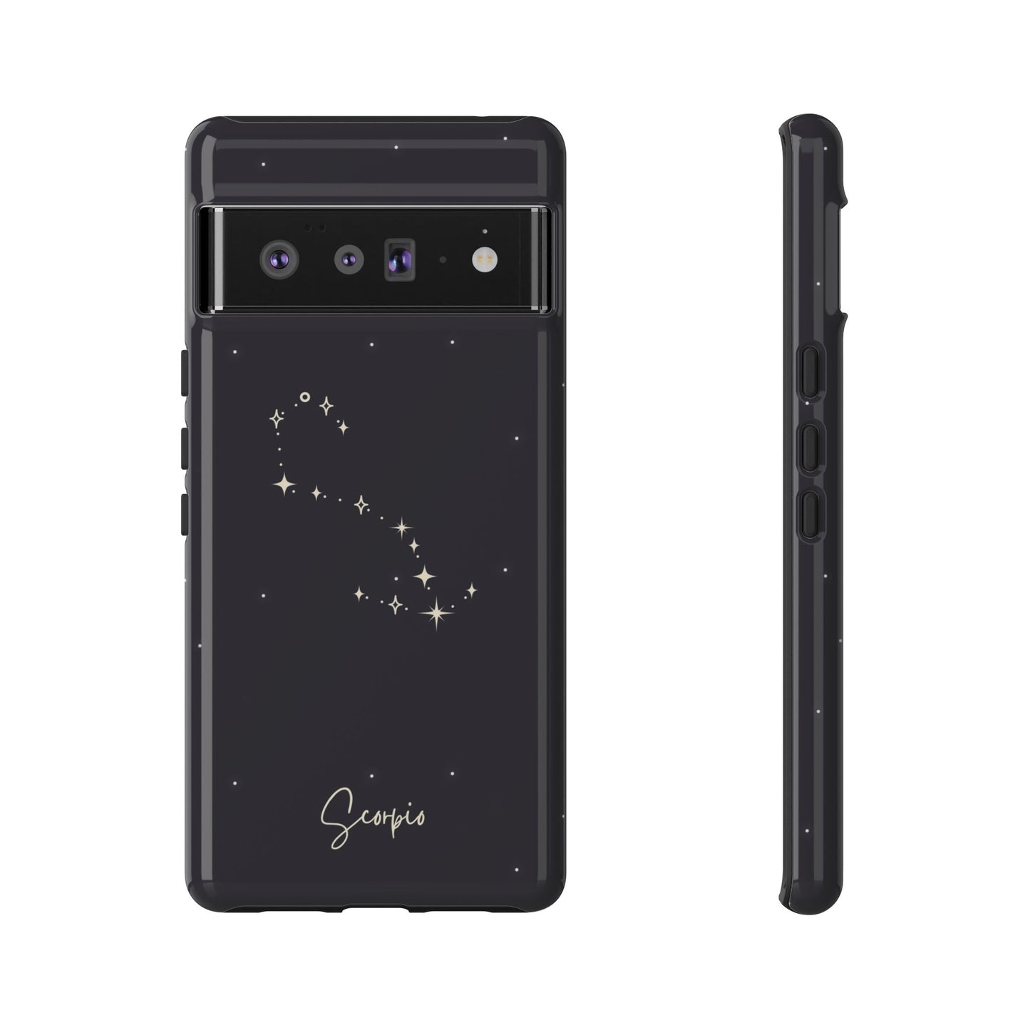 Scorpio Zodiac Night Sky Case – Mysterious Star Pattern – Cosmic Style for iPhone, Samsung & Google Pixel