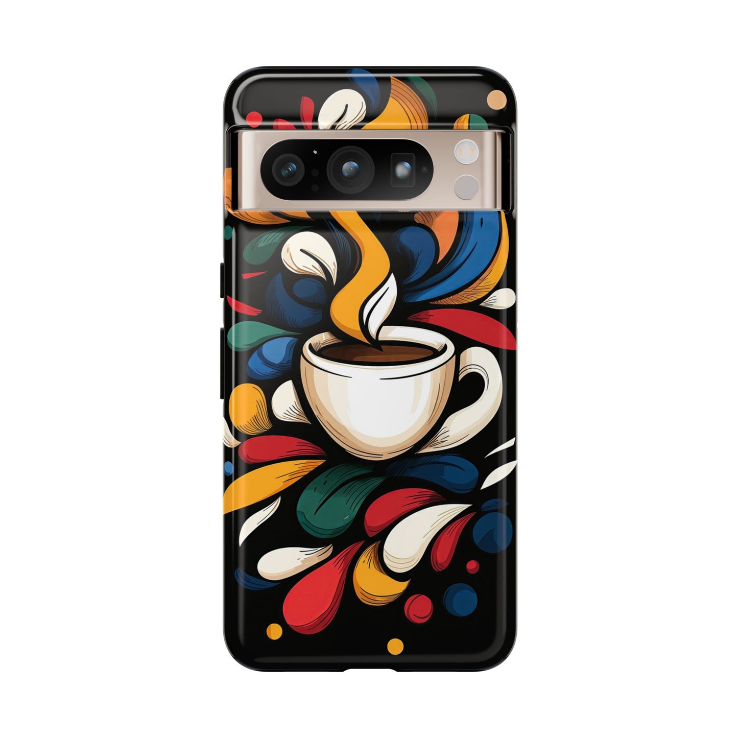 Brewed Blooms – Coffee & Color Floral Case for iPhone, Pixel & Samsung