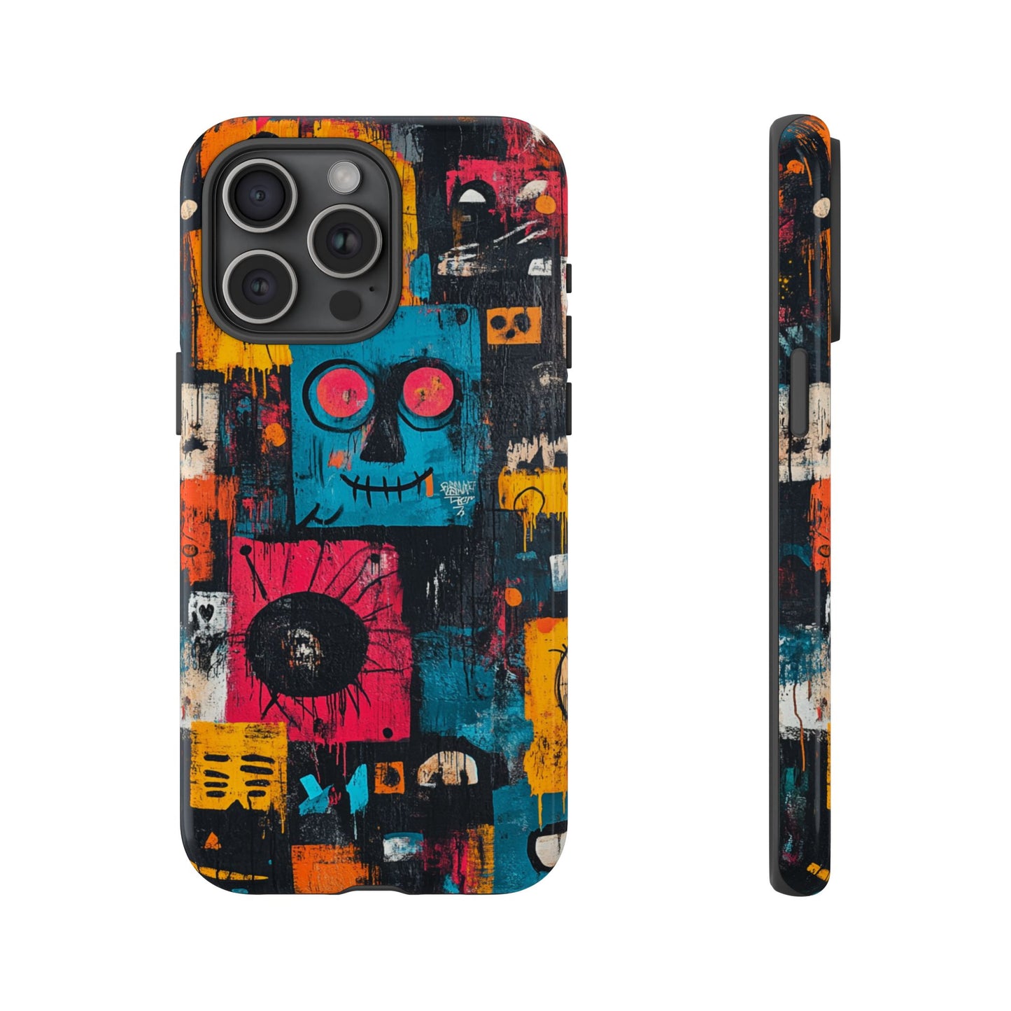 Jean-Michel Basquiat Art Phone Case – Modern Aesthetic Cover - iPhone, Samsung & Google Pixel Cover - Artistic Painting Case, Art Lover Gift