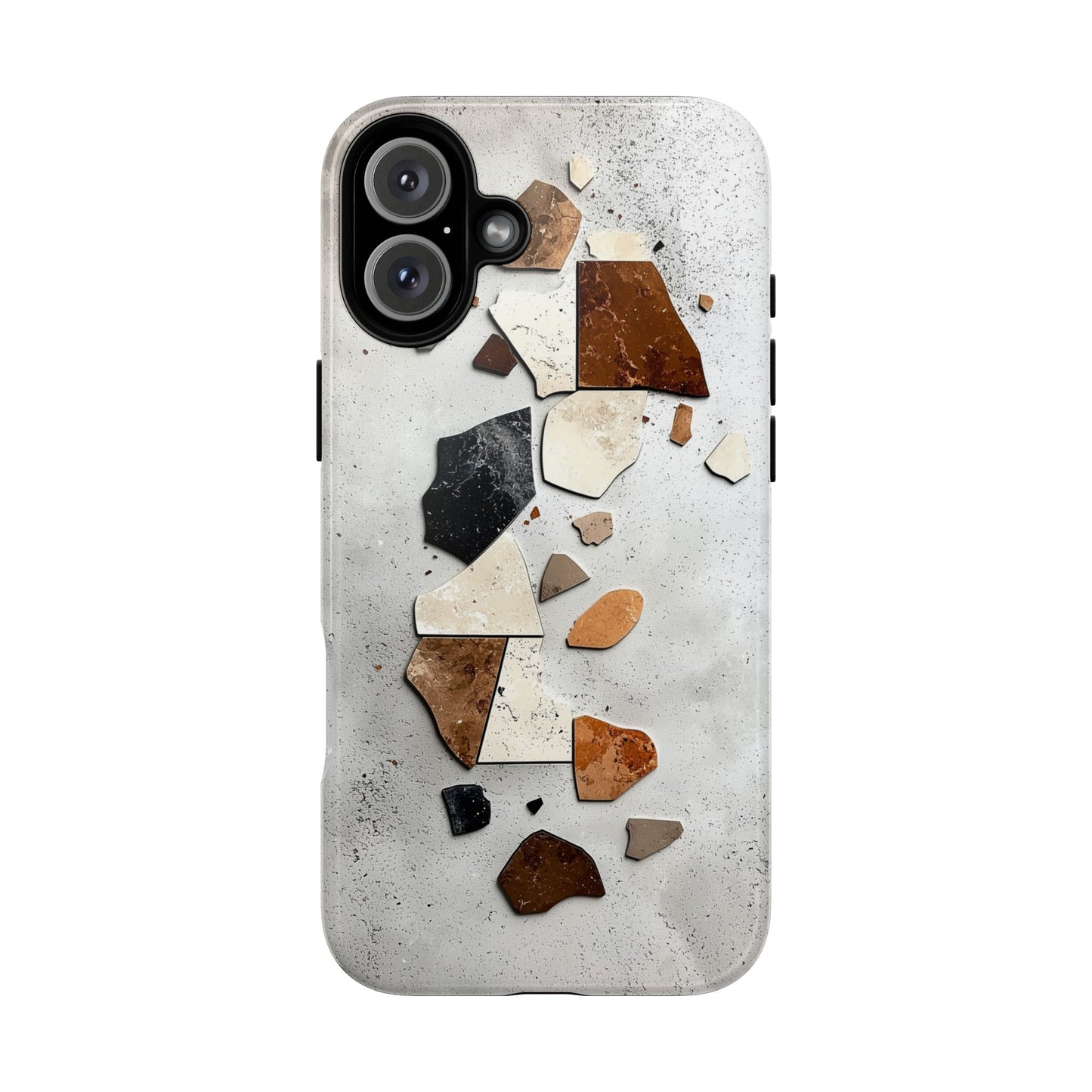 Modern Terrazzo Fragments Phone Case β Earthy & Minimalist for iPhone, google Pixel & Samsung