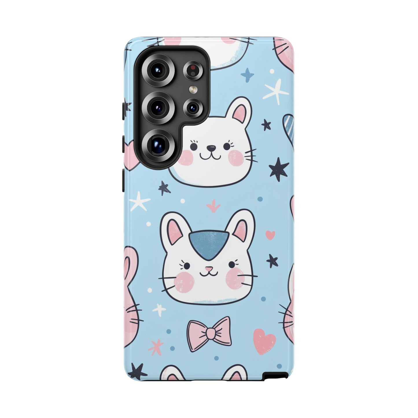 Kawaii Kitty Love Anime Phone Case for iPhone, Samsung, Google Pixel