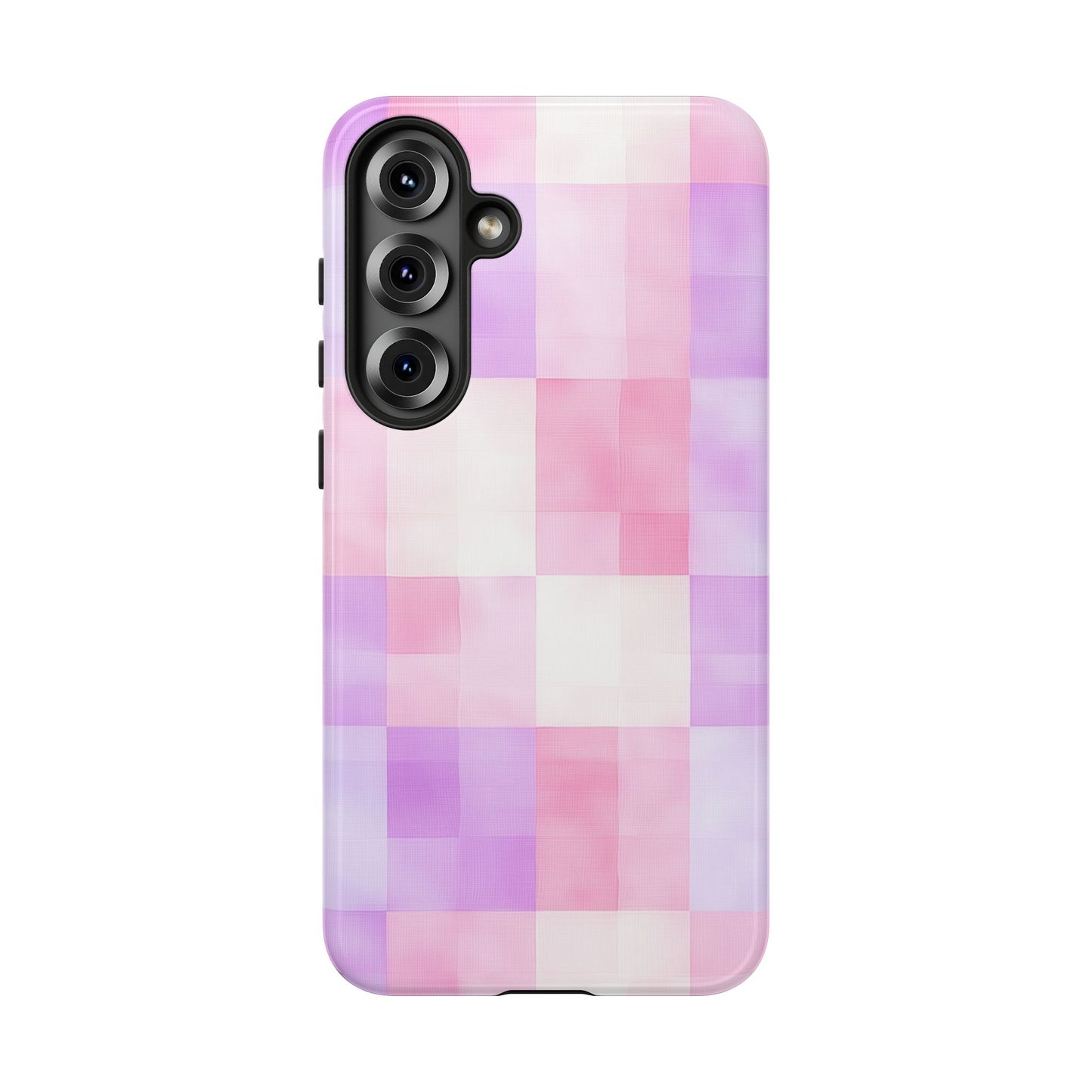 Kawaii Gingham Pastel Phone Case for iPhone, Samsung, Google Pixel