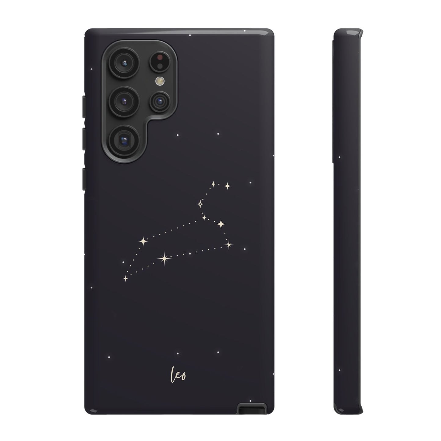 Leo Constellation Phone Case – Majestic Starry Night Pattern – Cosmic Aesthetic for iPhone, Samsung & Google Pixel