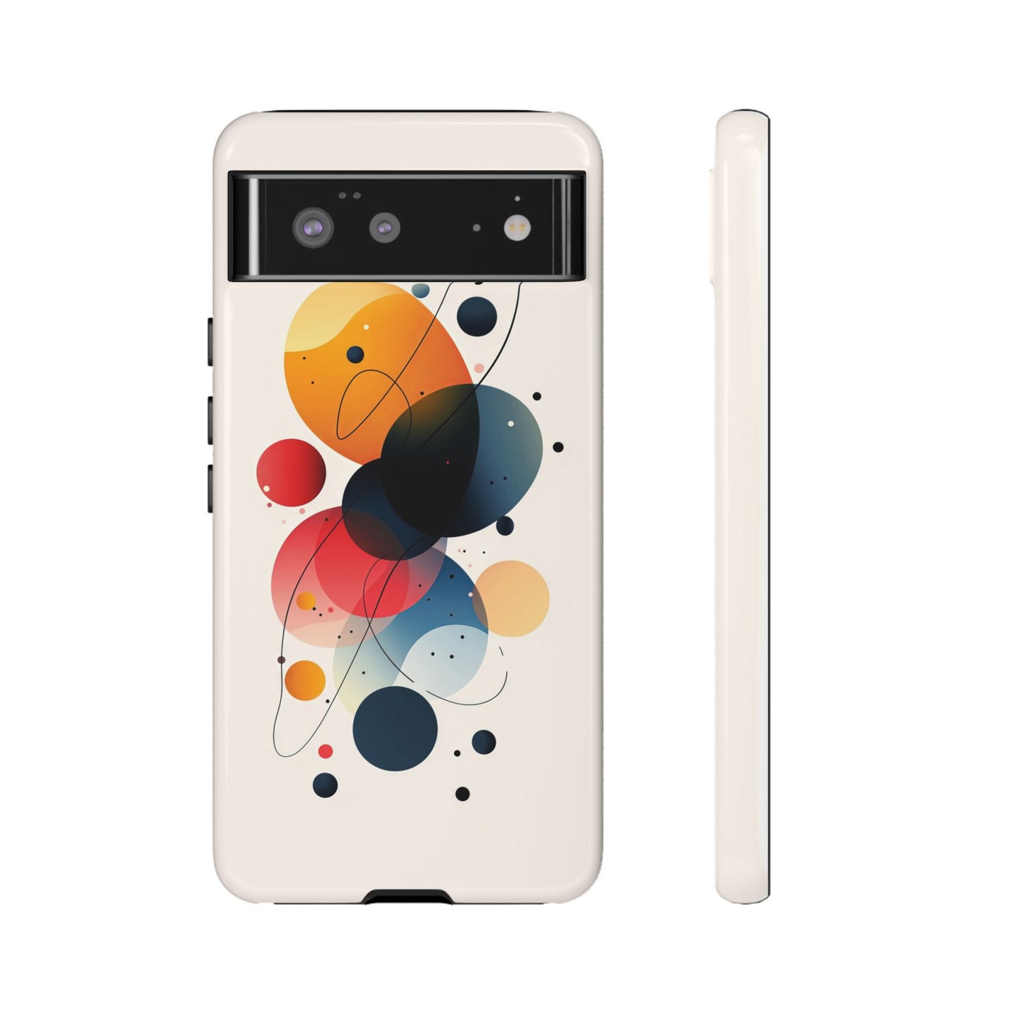 Galactic Echo – Abstract Minimalist Phone Case for iPhone, Samsung & Pixel