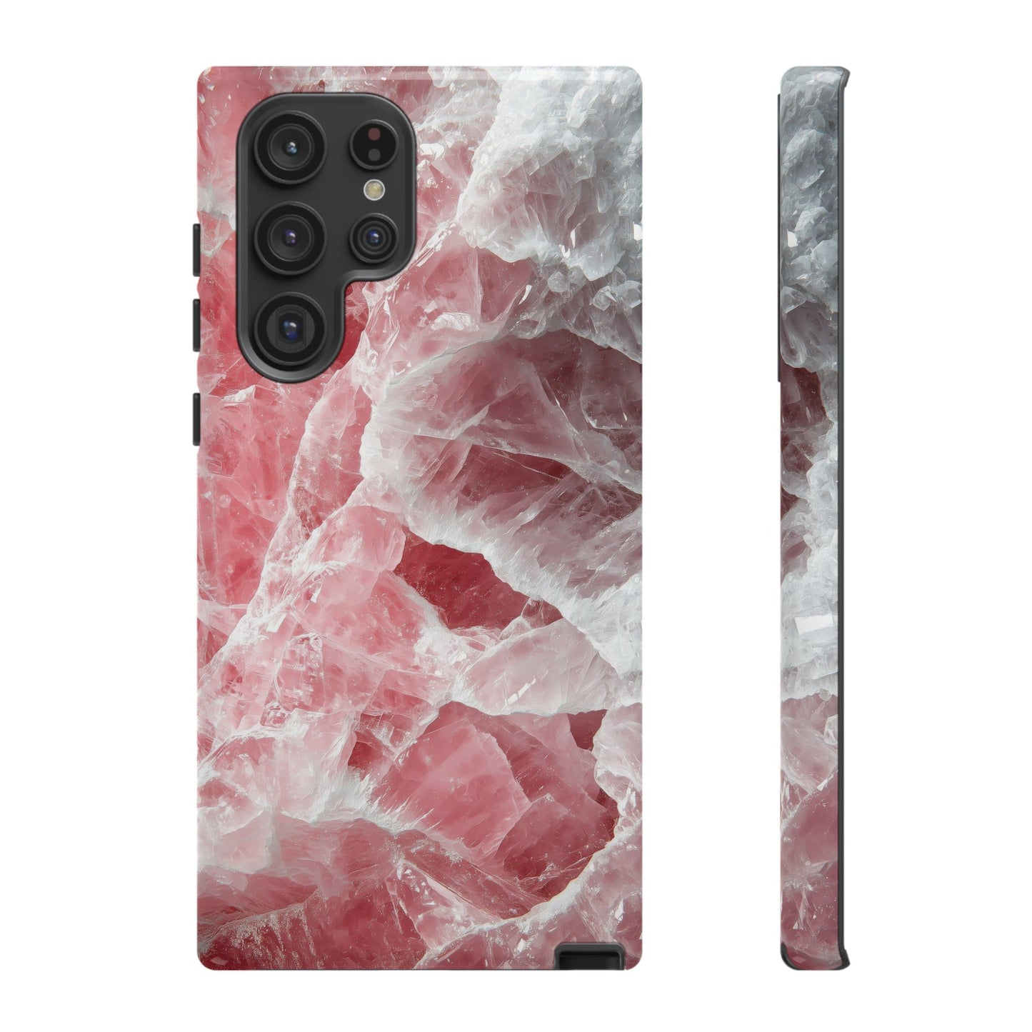 Rose Quartz Crystal Phone Case for iPhone, Samsung & Google Pixel
